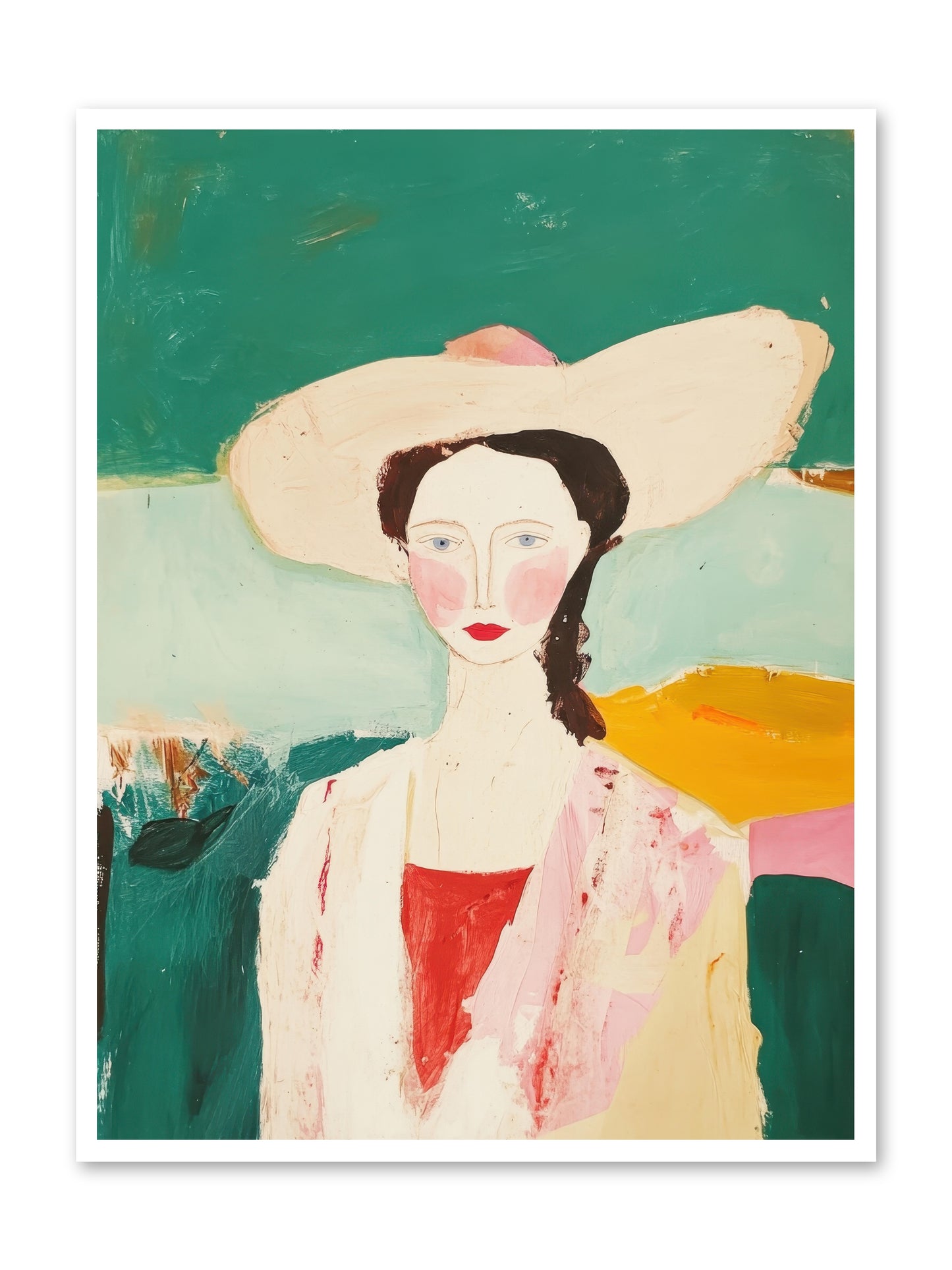Saddle Savvy Belle -- Paper Print 36x48
