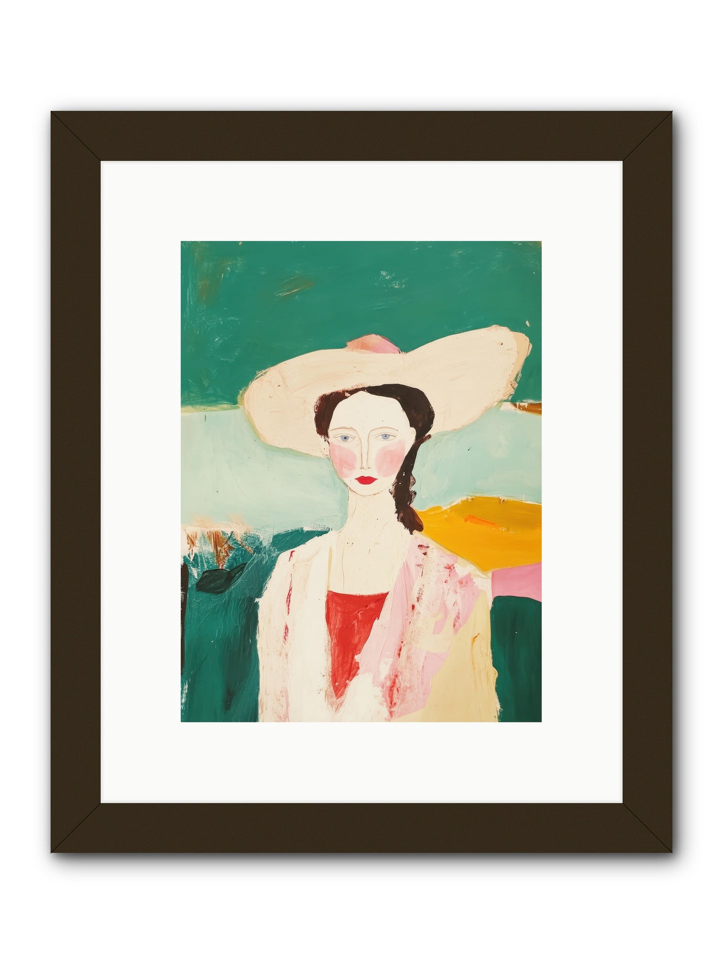 Saddle Savvy Belle -- Framed Print - Black 9x12