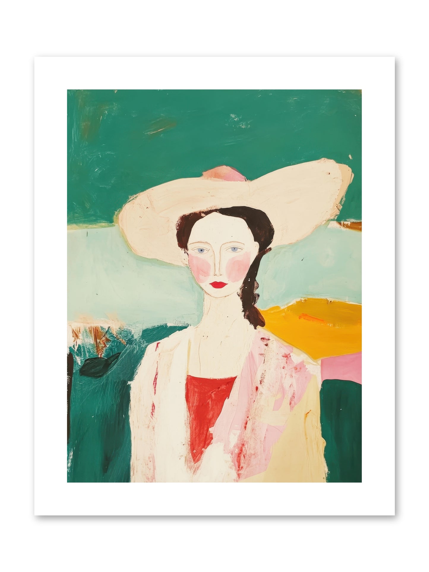 Saddle Savvy Belle -- Paper Print 9x12