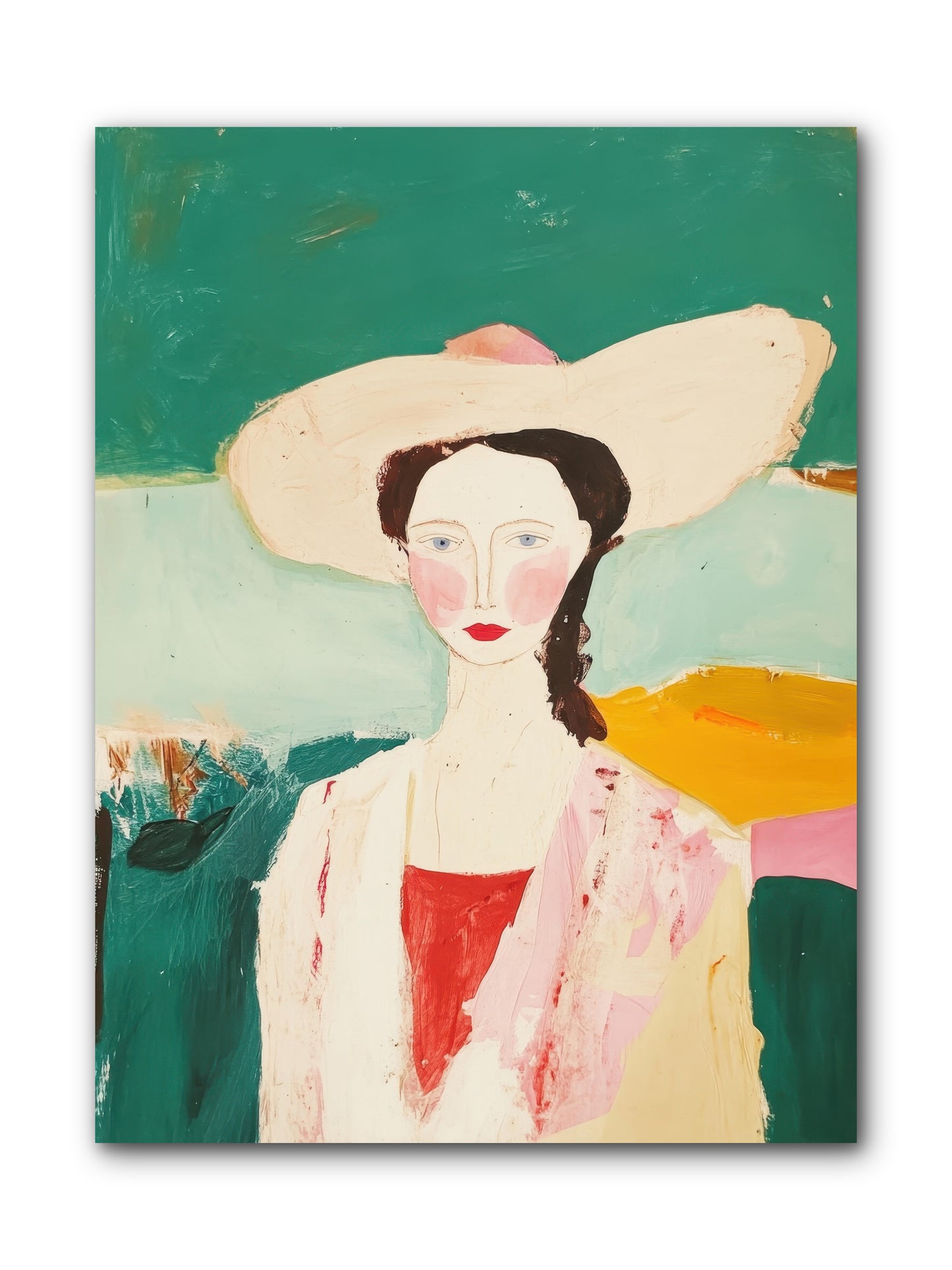 Saddle Savvy Belle -- Wrapped Canvas 9x12