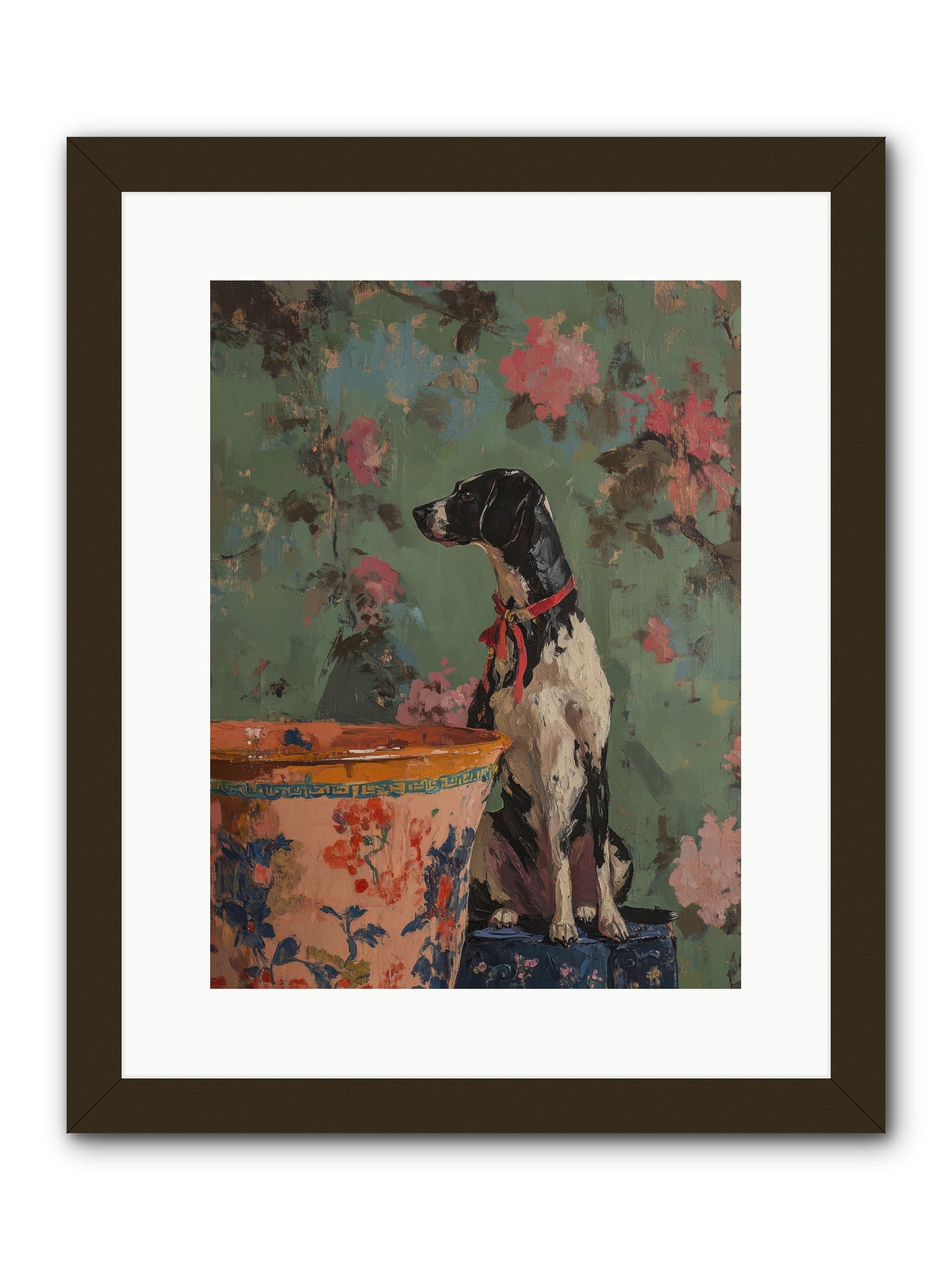 Sage  -- Framed Print - Black 12x16