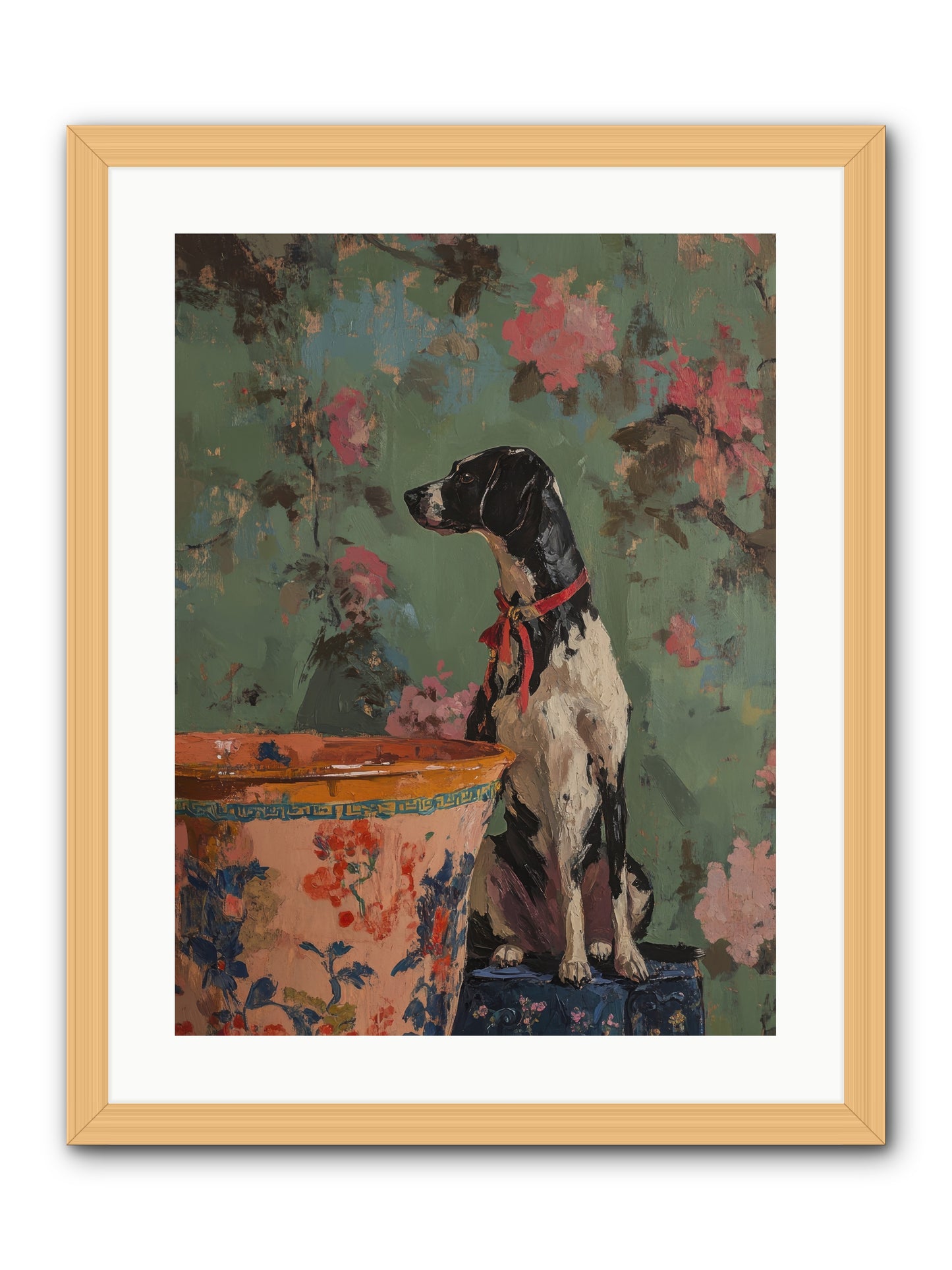 Sage  -- Framed Print - Natural 18x24