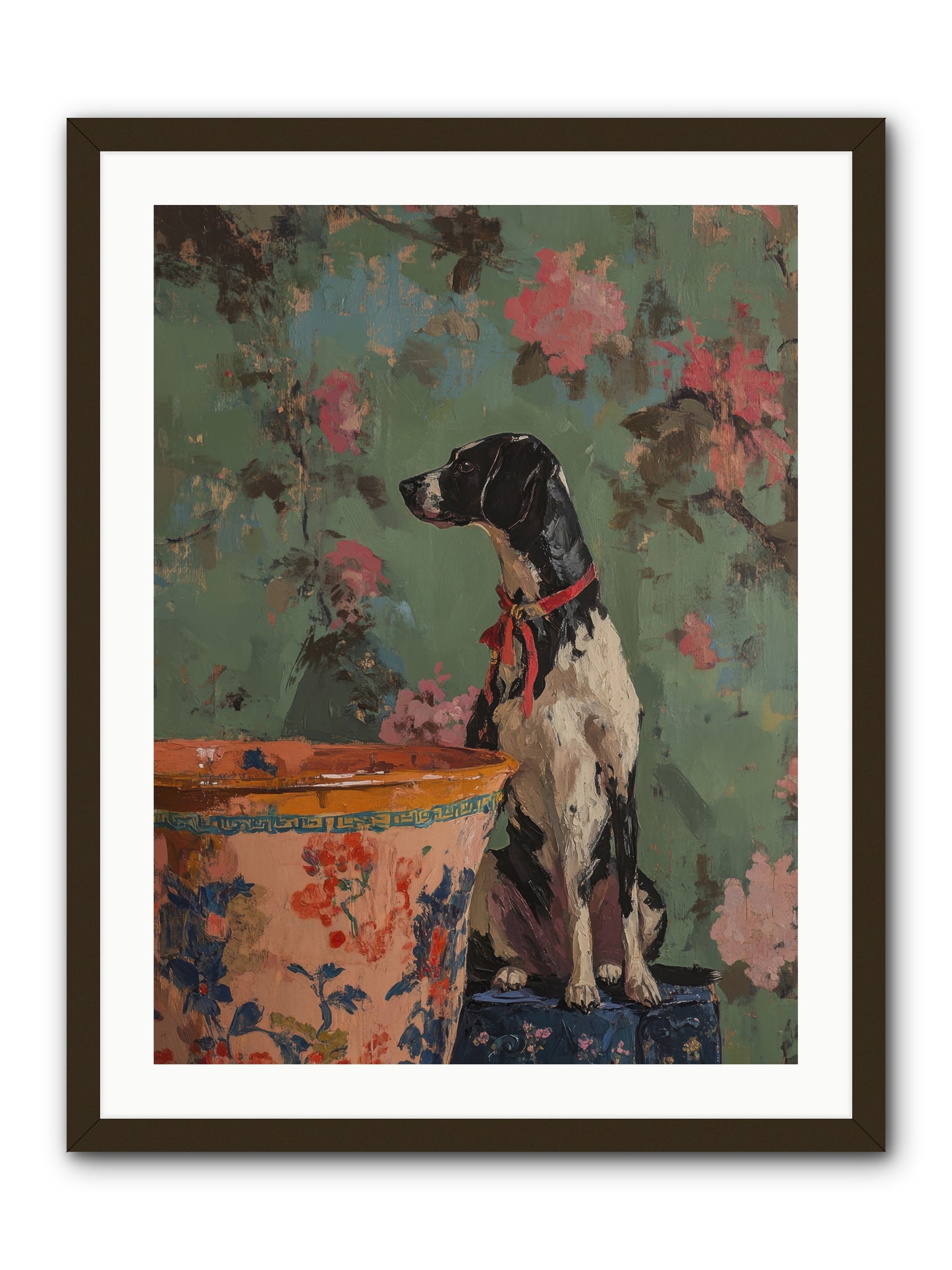 Sage  -- Framed Print - Black 24x32