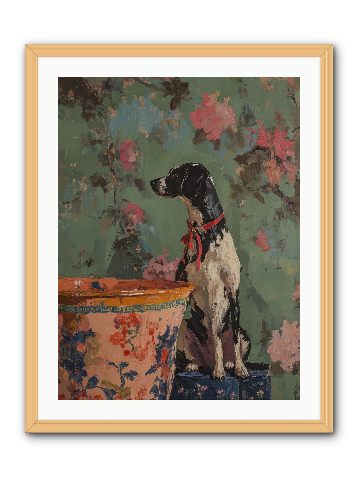 Sage  -- Framed Print - Natural 24x32