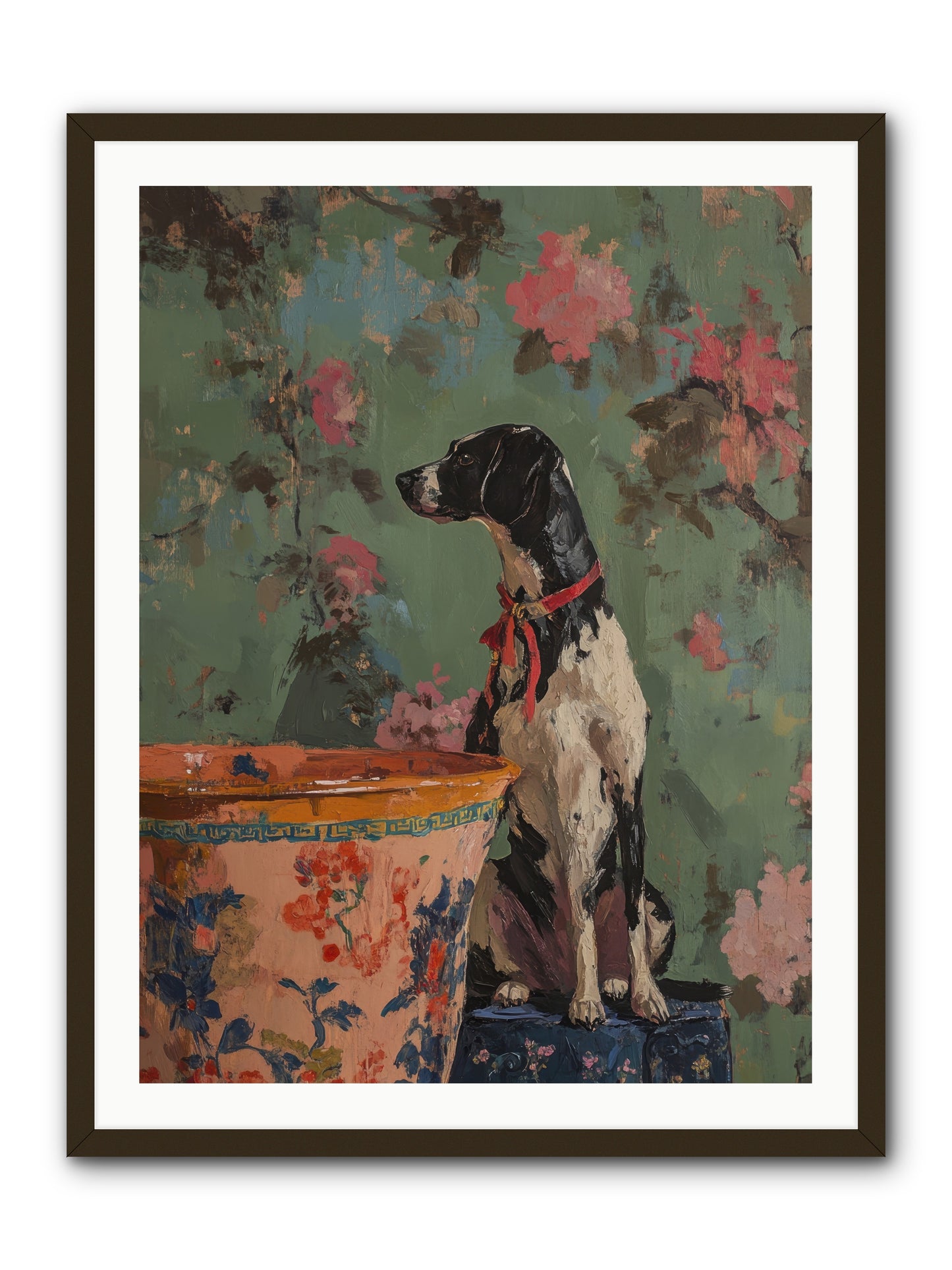 Sage  -- Framed Print - Black 30x40