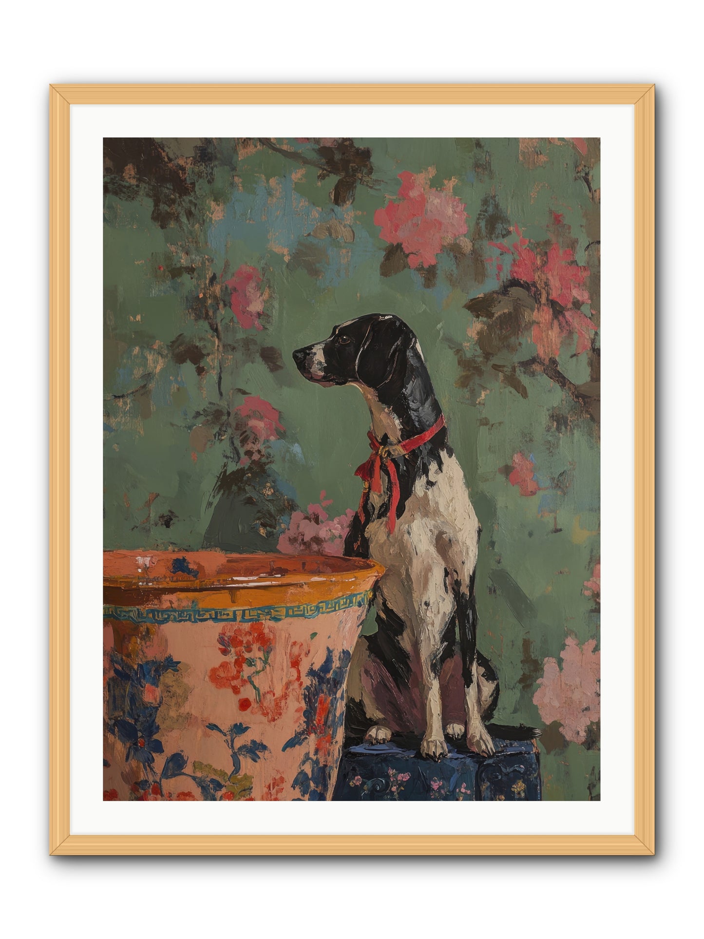 Sage  -- Framed Print - Natural 30x40