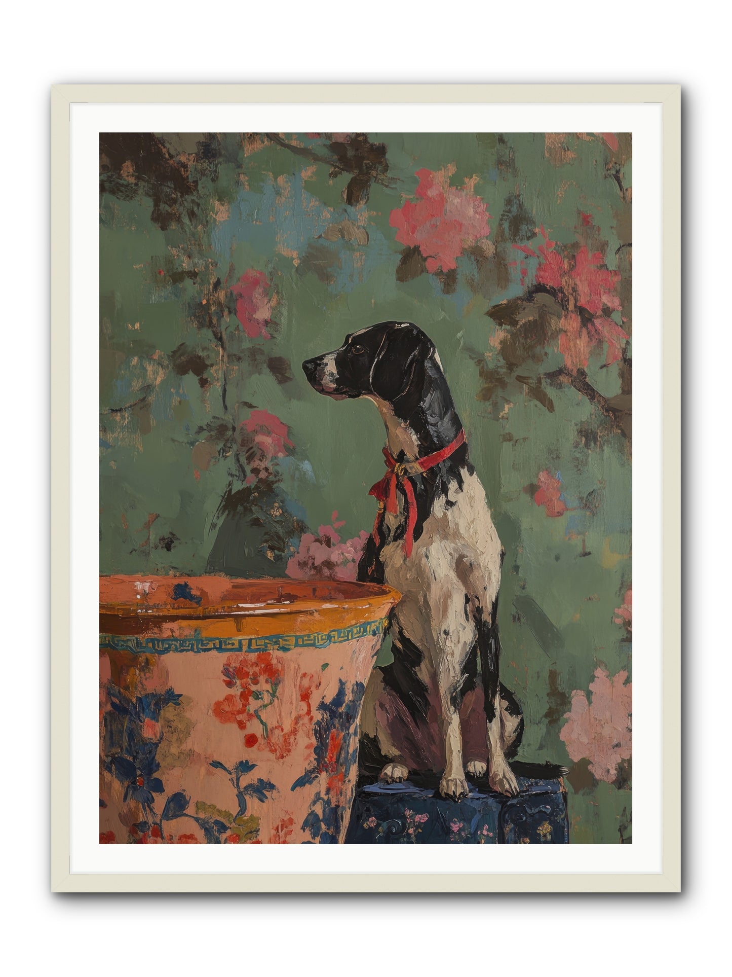 Sage  -- Framed Print - White 36x48