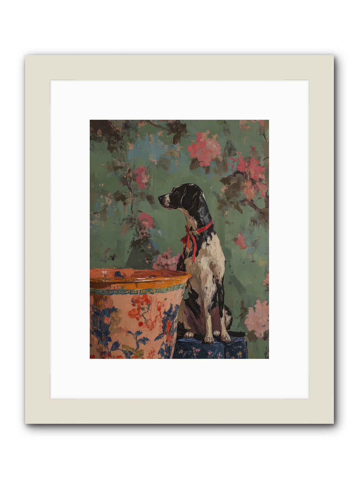 Sage  -- Framed Print - White 9x12