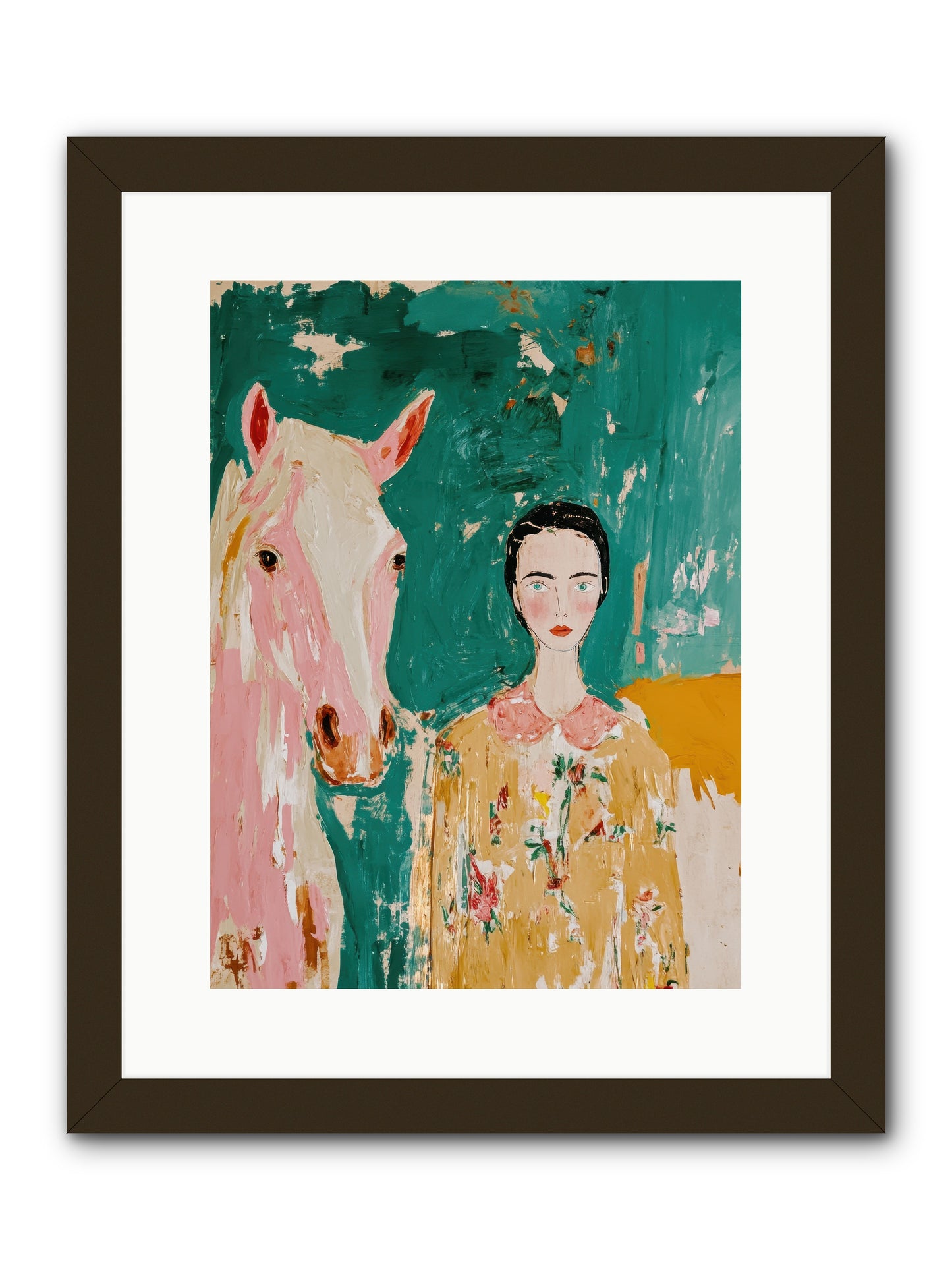 Sage & Stone -- Framed Print - Black 12x16
