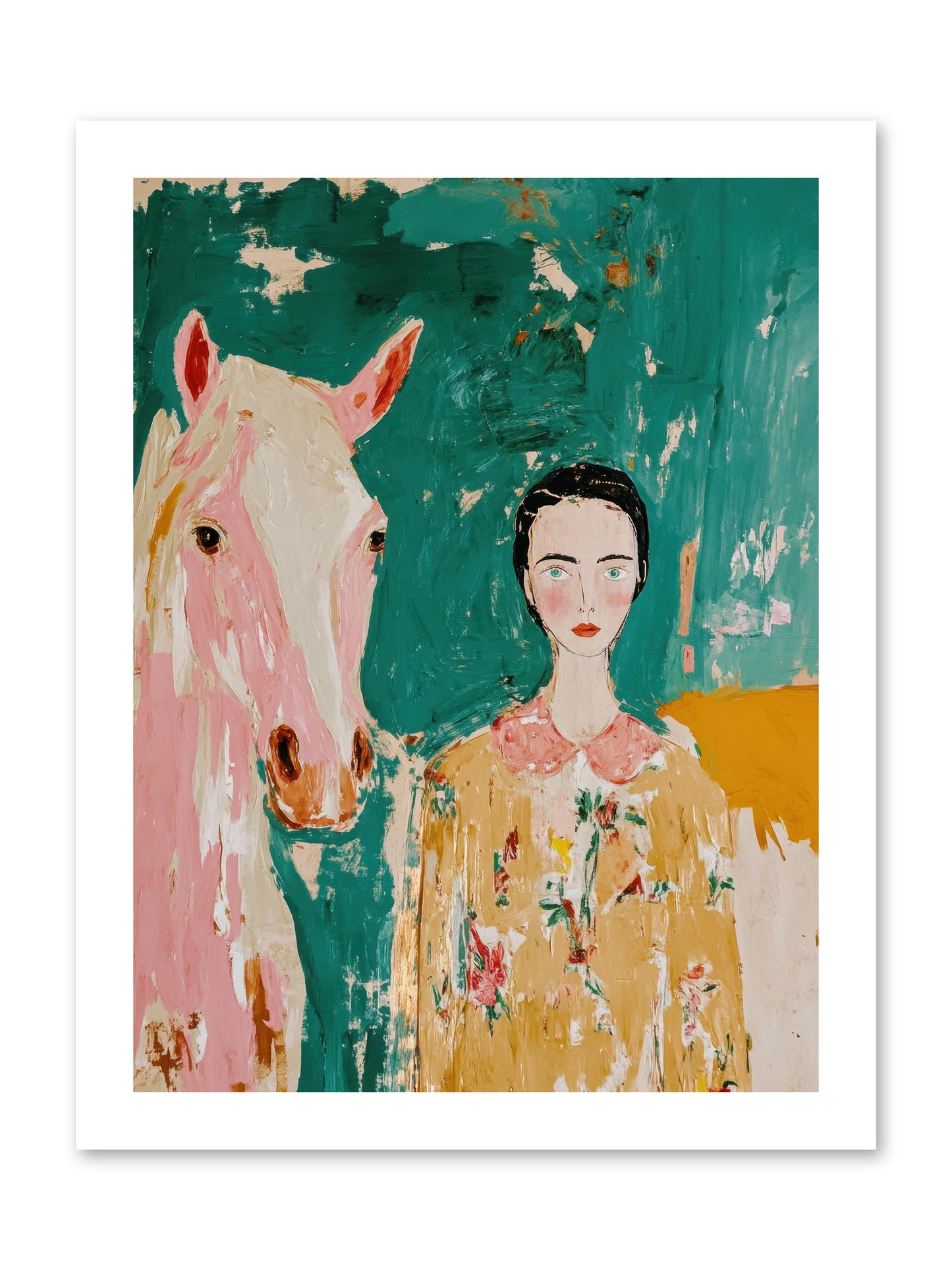 Sage & Stone -- Paper Print 12x16