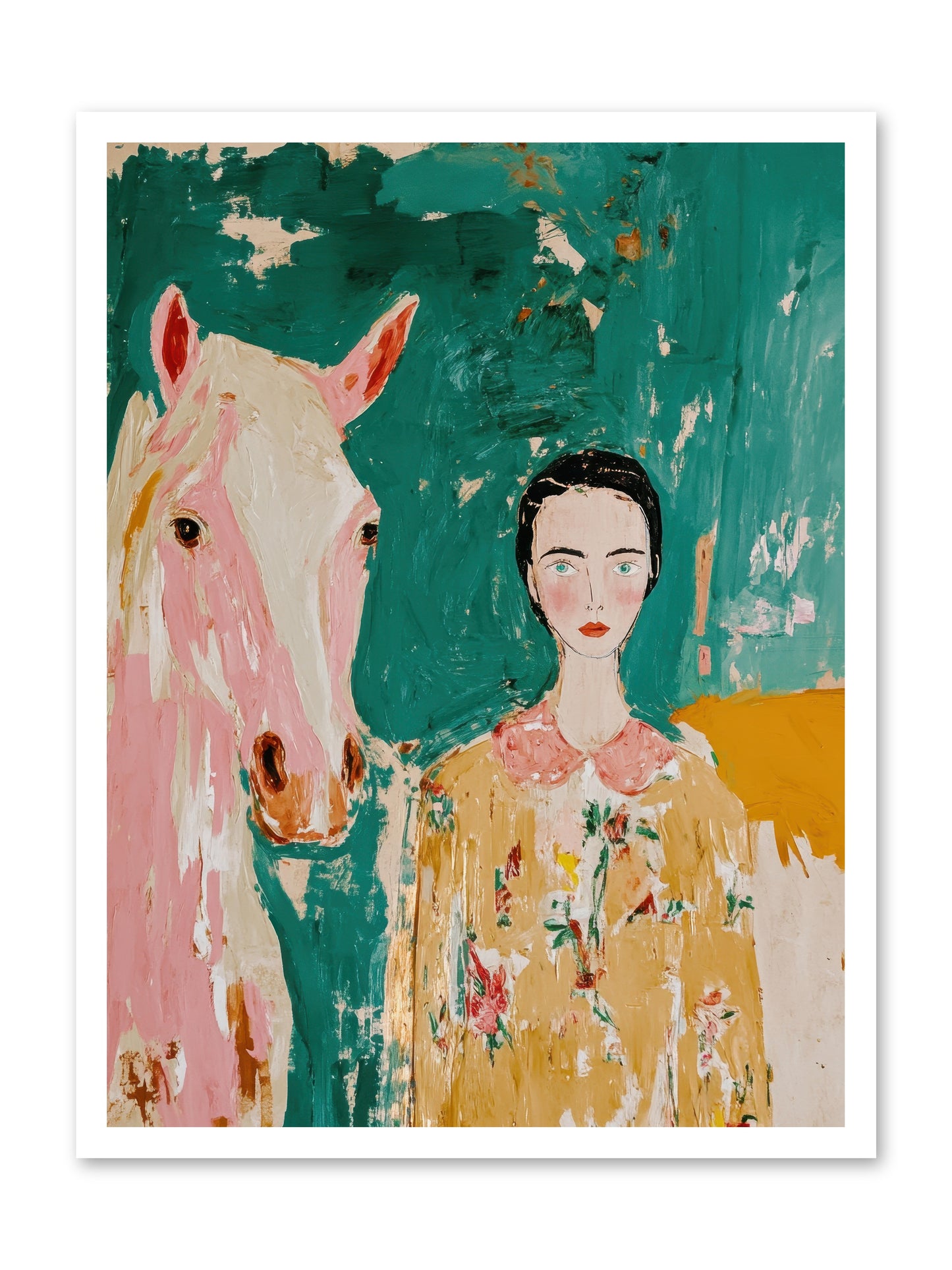 Sage & Stone -- Loose Canvas Print 24x32