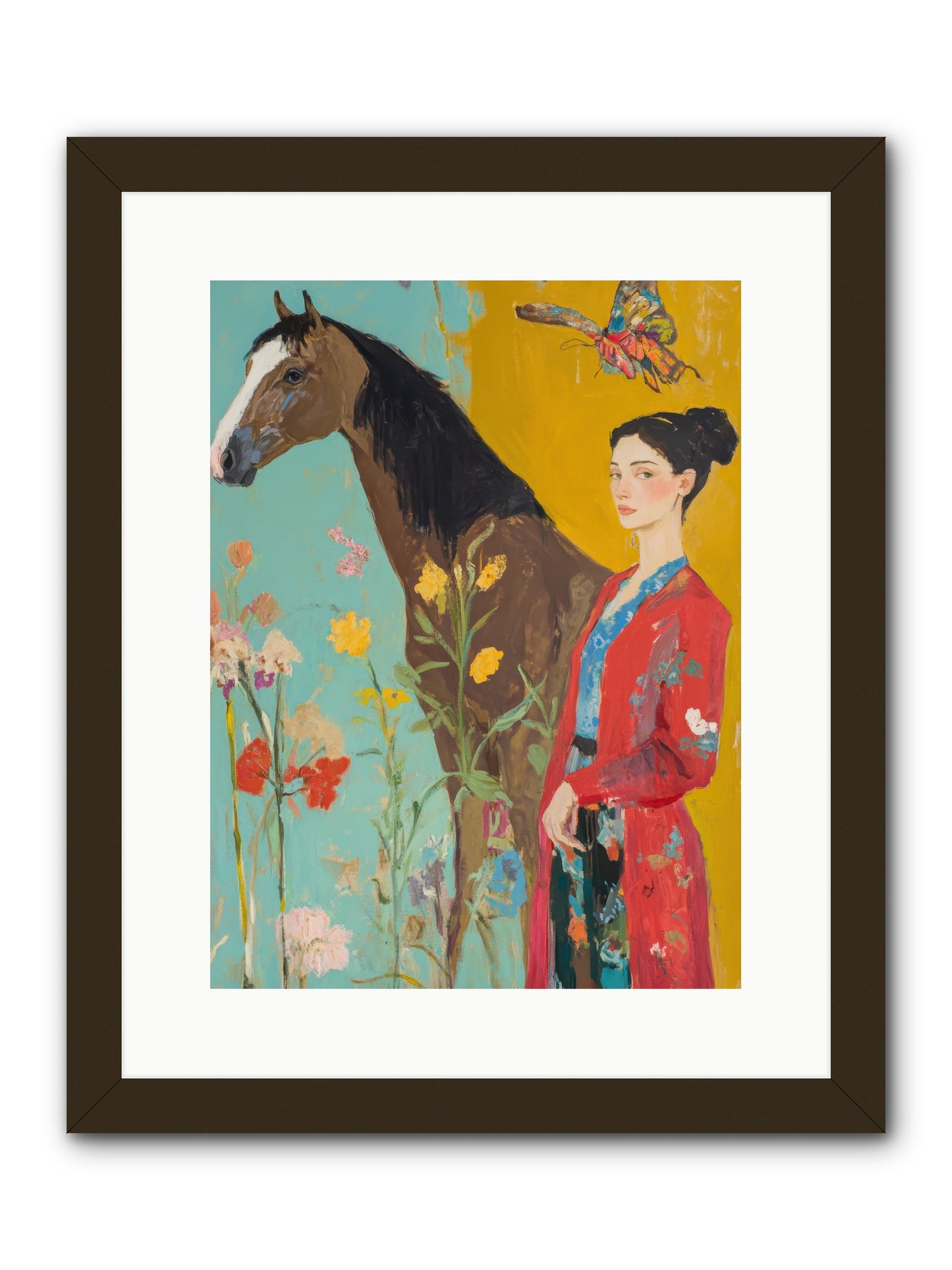 Sagebrush Collector -- Framed Print - Black 12x16