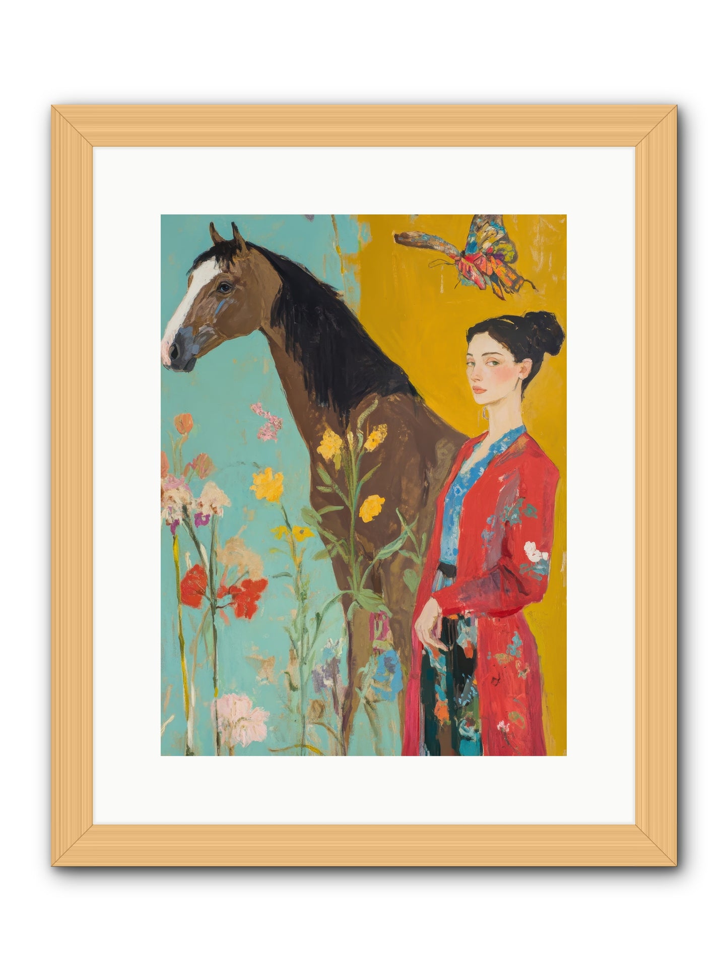 Sagebrush Collector -- Framed Print - Natural 12x16