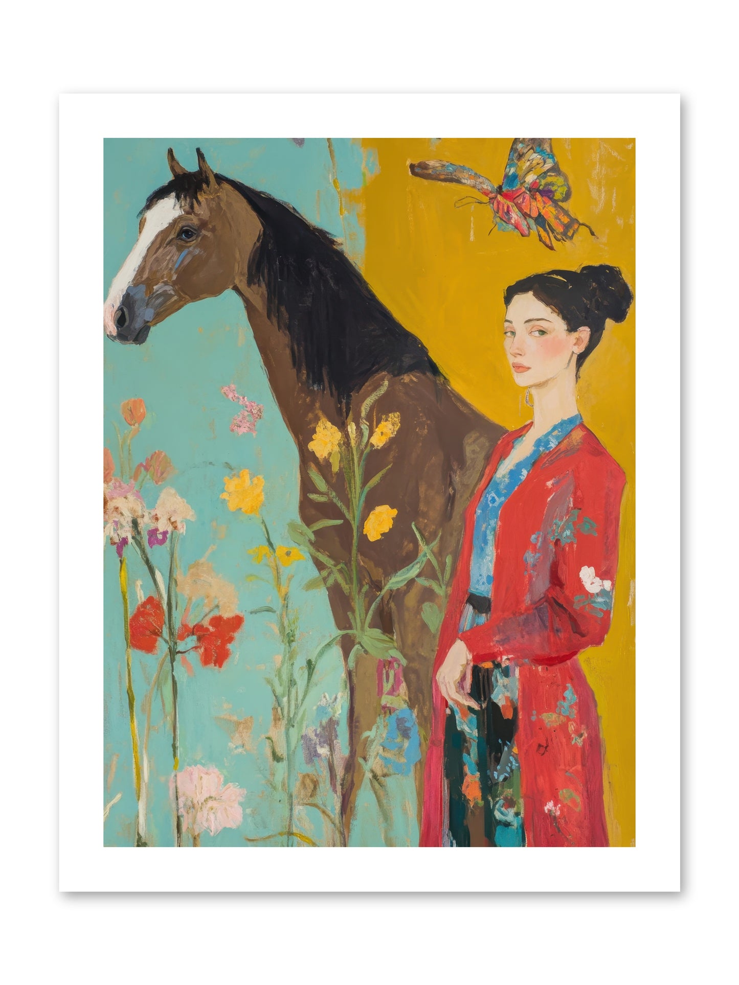 Sagebrush Collector -- Loose Canvas Print 12x16