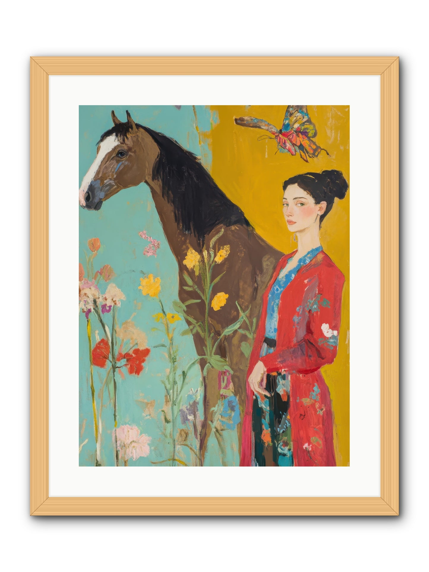 Sagebrush Collector -- Framed Print - Natural 18x24