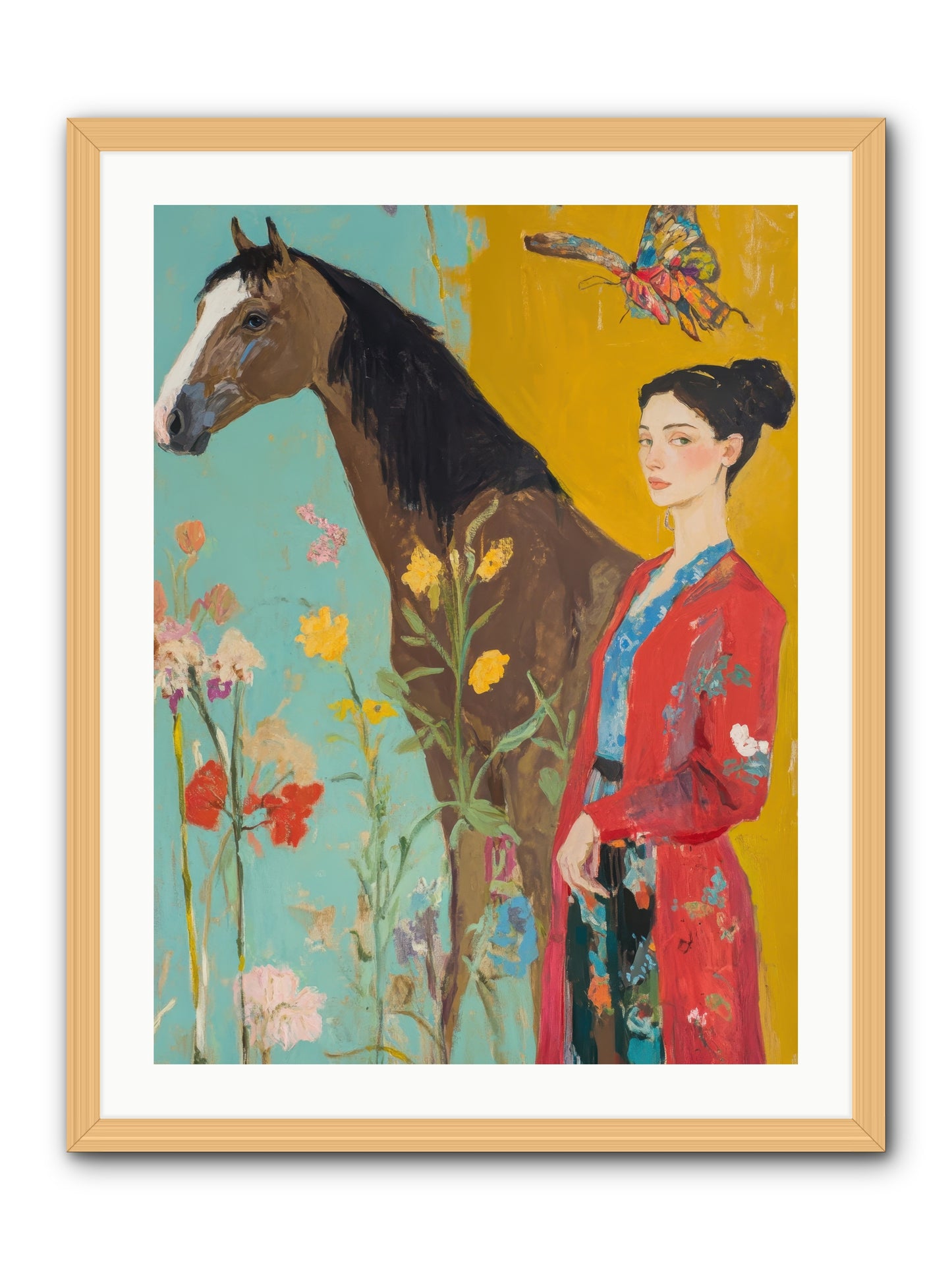 Sagebrush Collector -- Framed Print - Natural 24x32