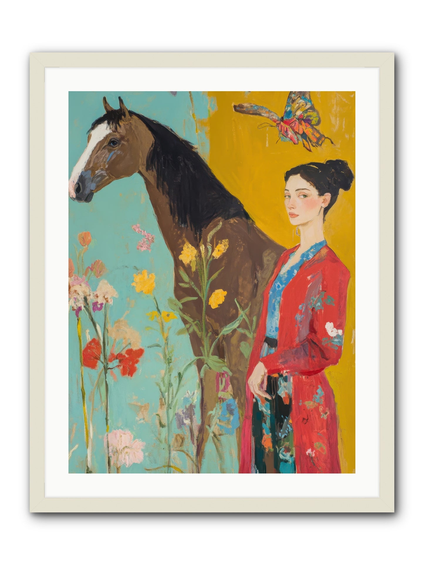 Sagebrush Collector -- Framed Print - White 24x32