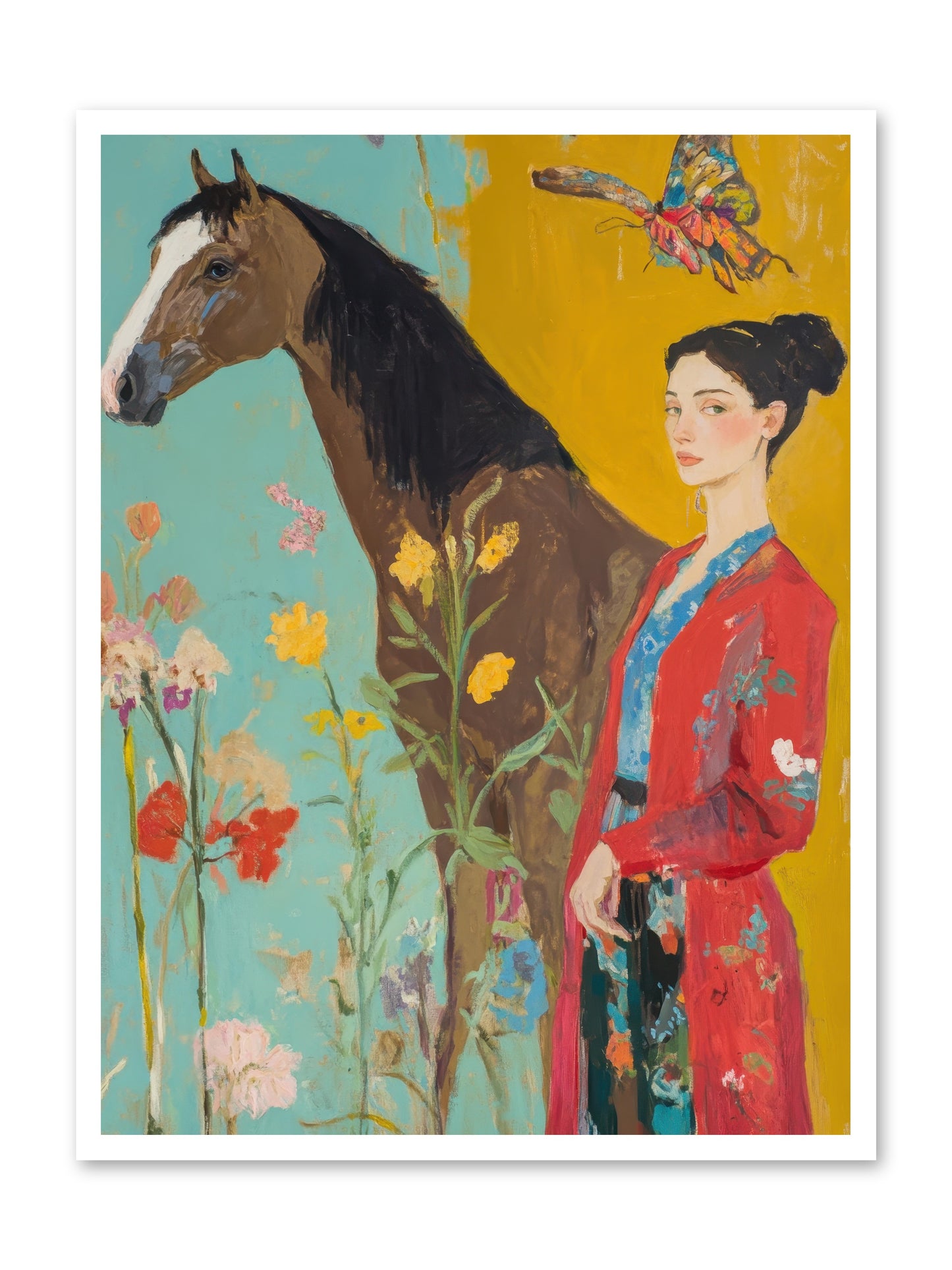 Sagebrush Collector -- Loose Canvas Print 30x40