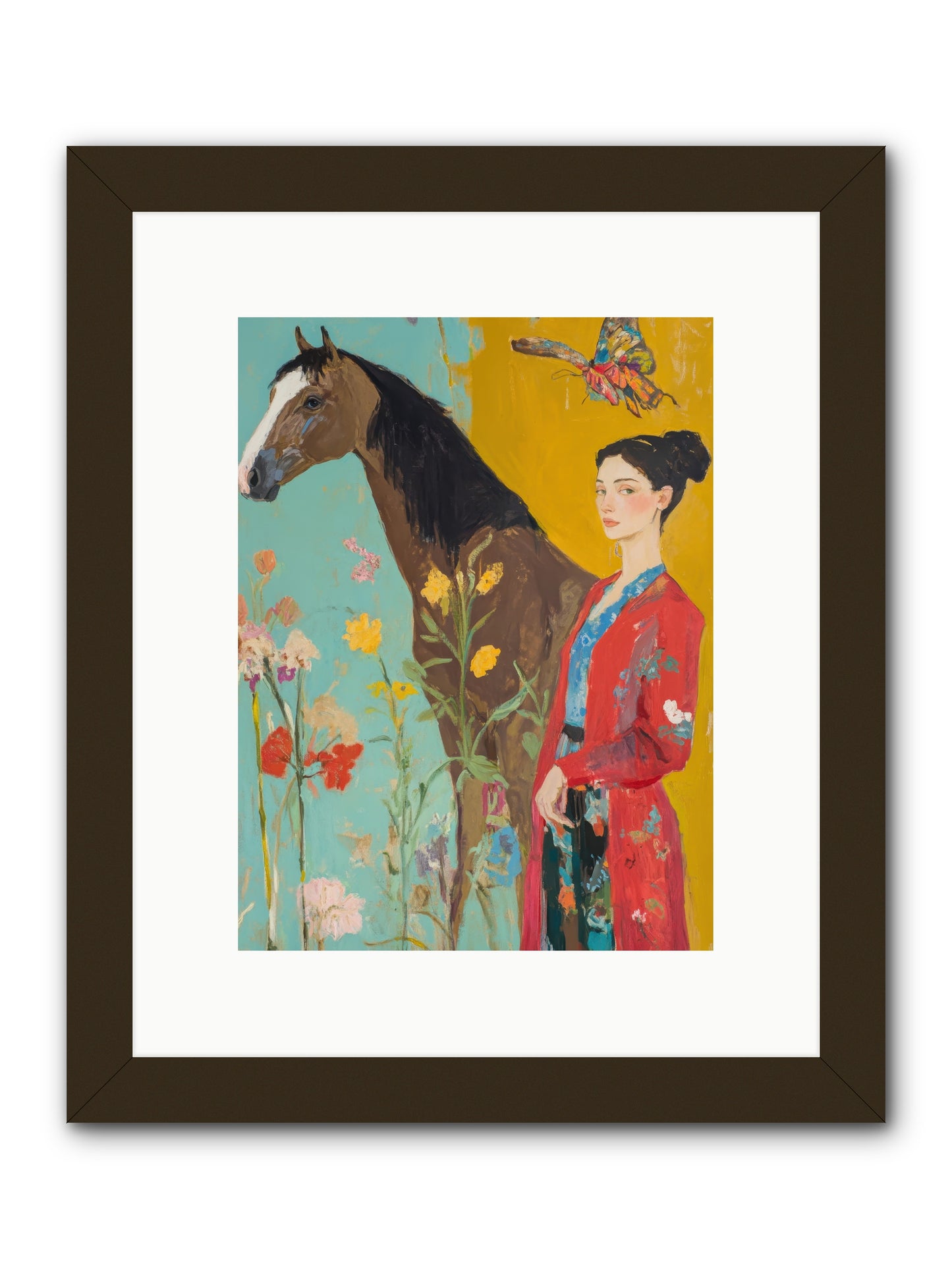 Sagebrush Collector -- Framed Print - Black 9x12