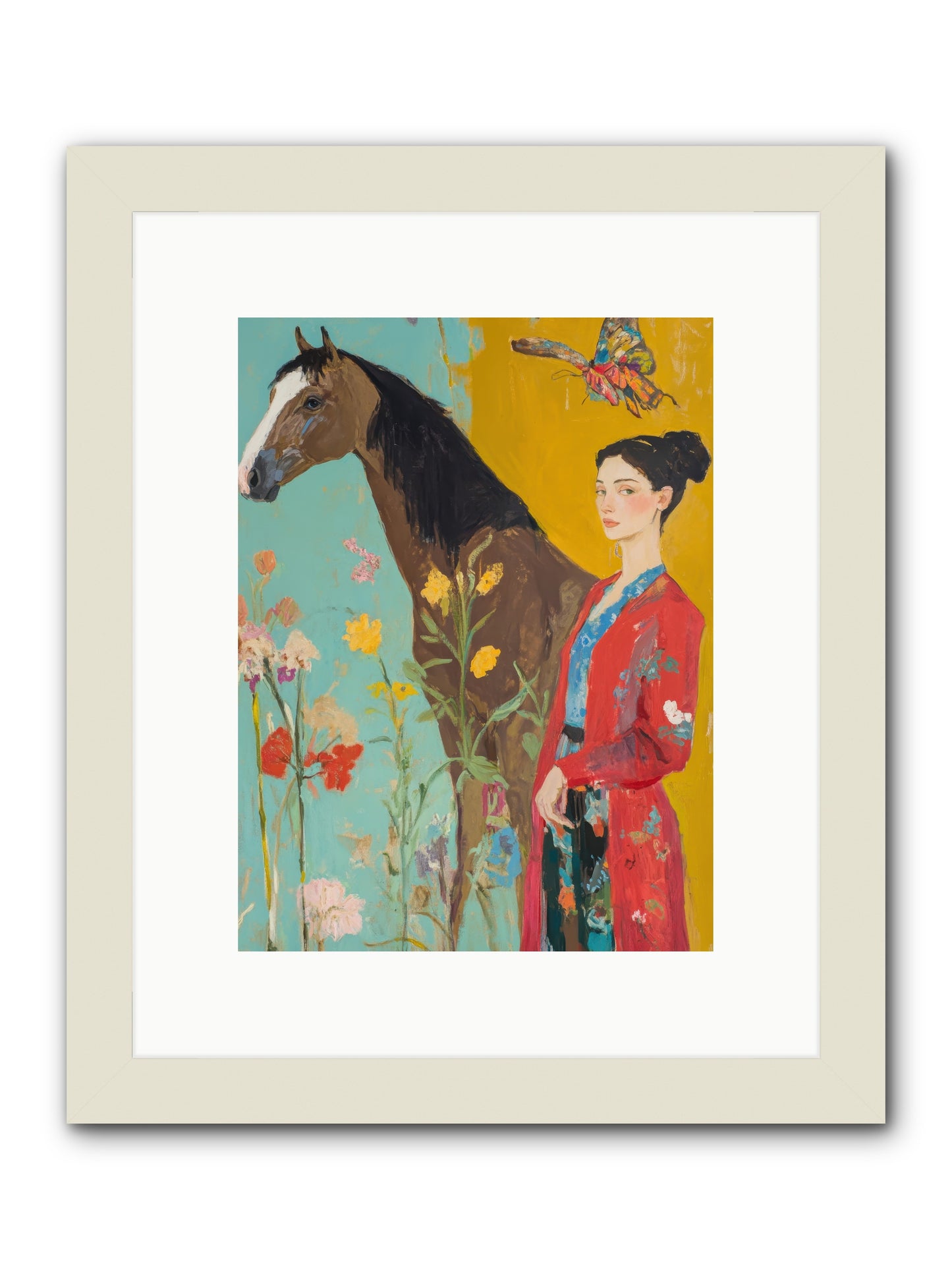 Sagebrush Collector -- Framed Print - White 9x12