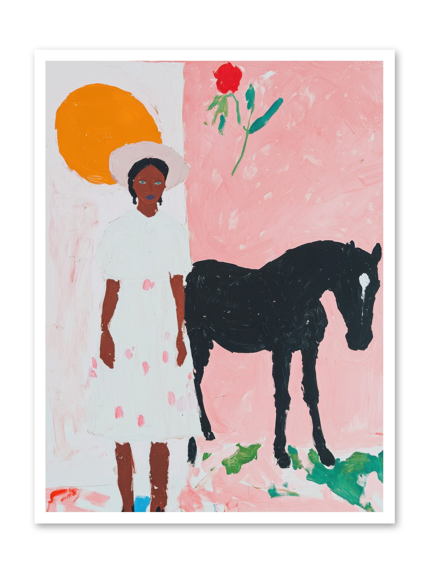 Sagebrush Silhouette -- Loose Canvas Print 30x40