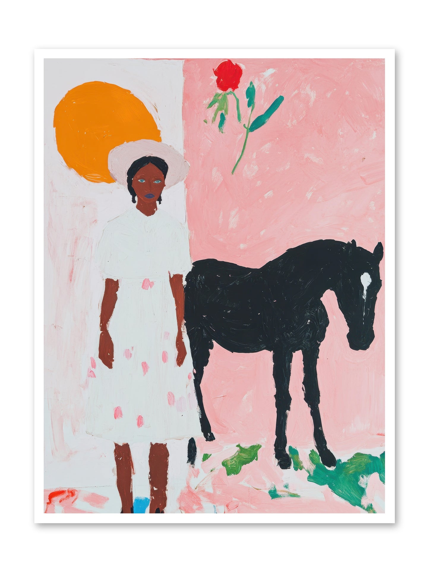Sagebrush Silhouette -- Loose Canvas Print 36x48