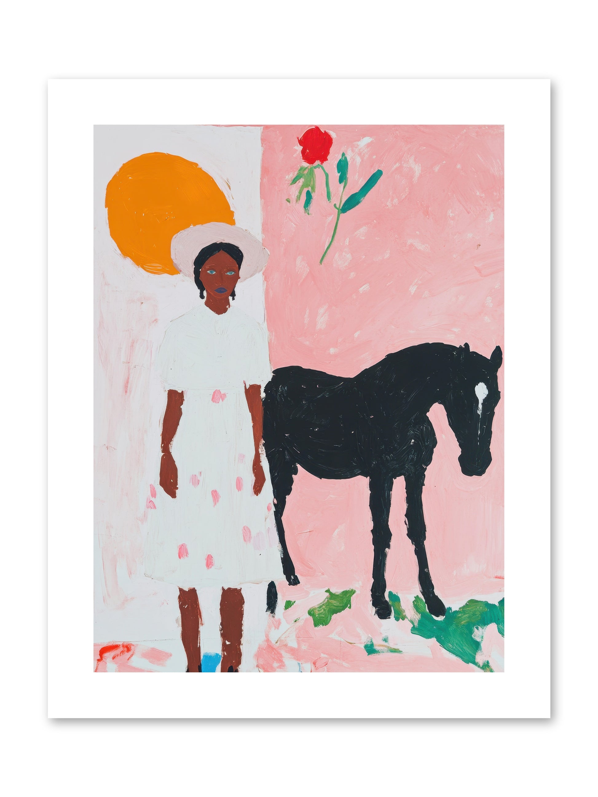 Sagebrush Silhouette -- Paper Print 9x12