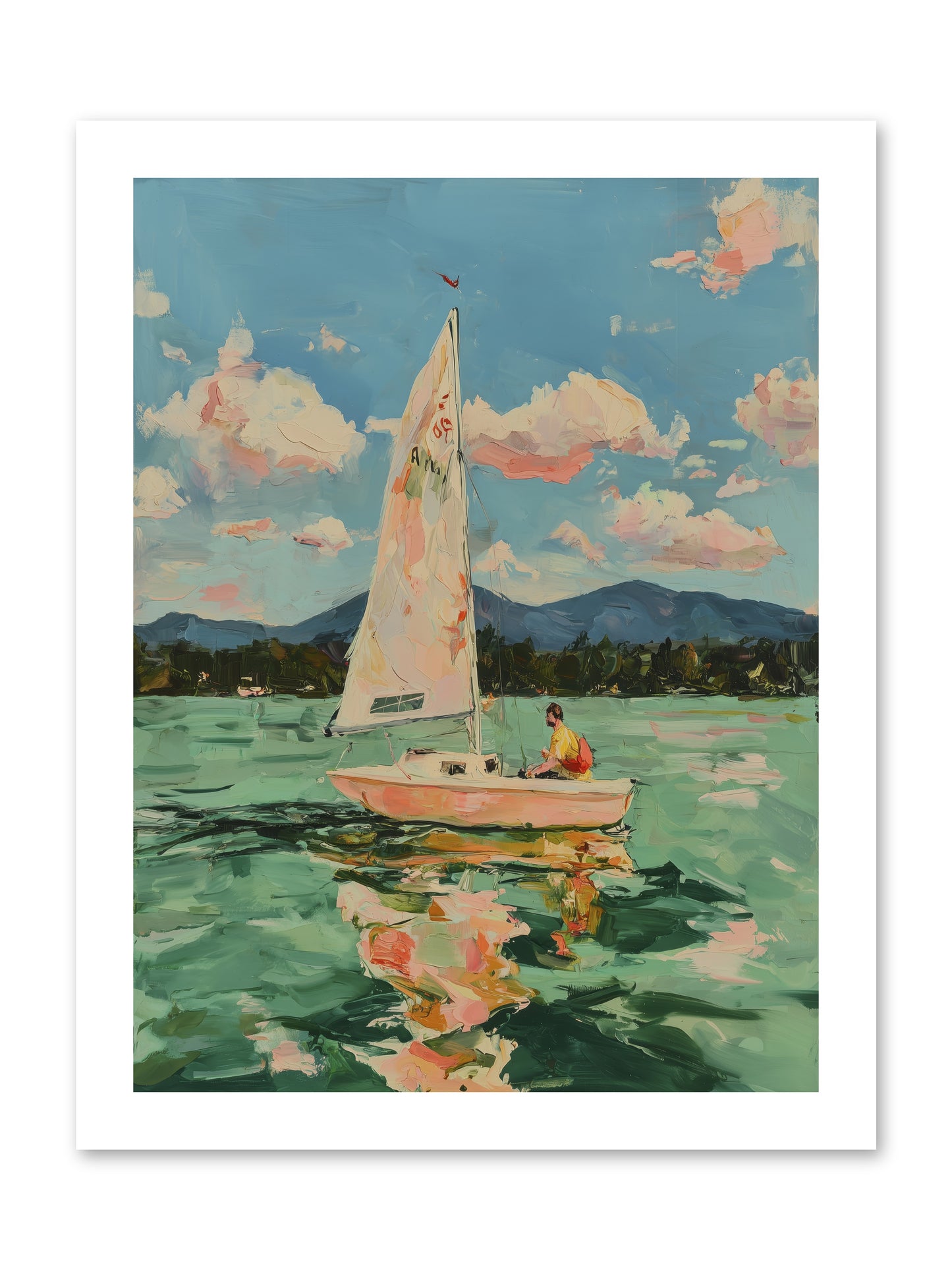 Sail Stories -- Paper Print 12x16