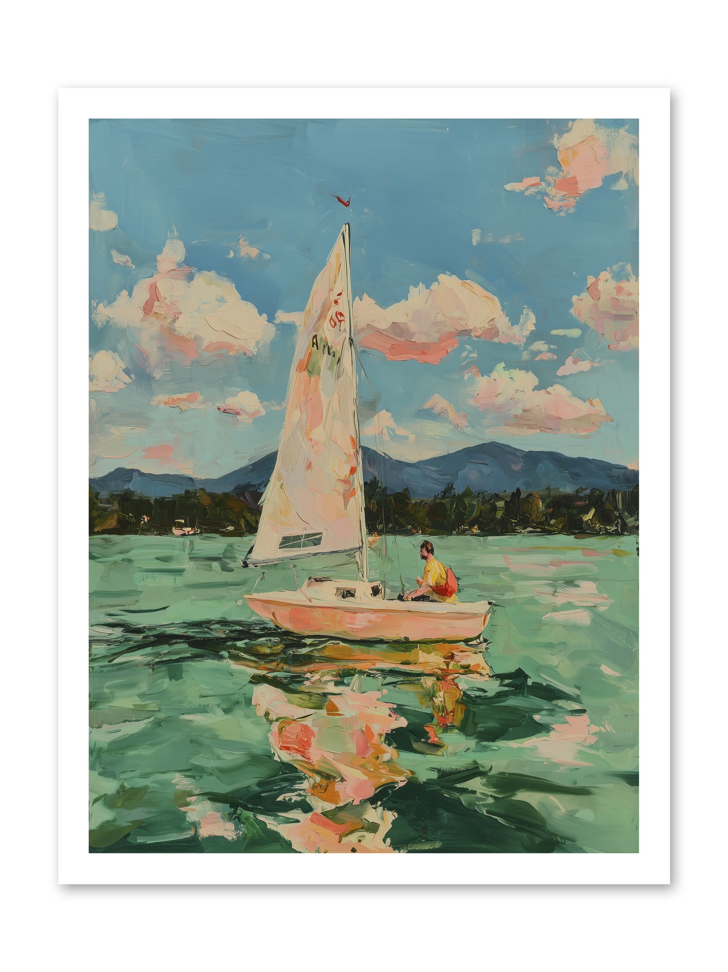 Sail Stories -- Paper Print 18x24