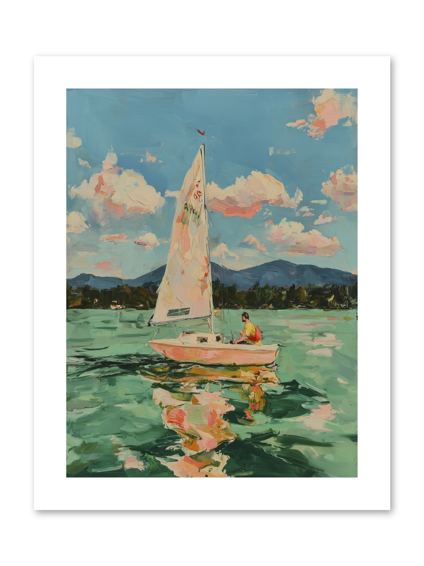 Sail Stories -- Paper Print 9x12