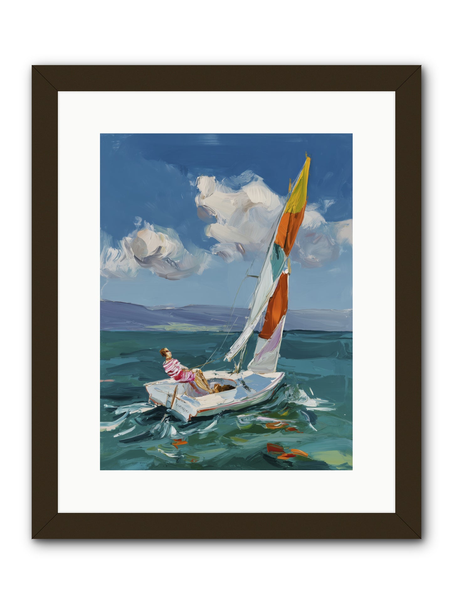 Sailor's Holiday -- Framed Print - Black 12x16