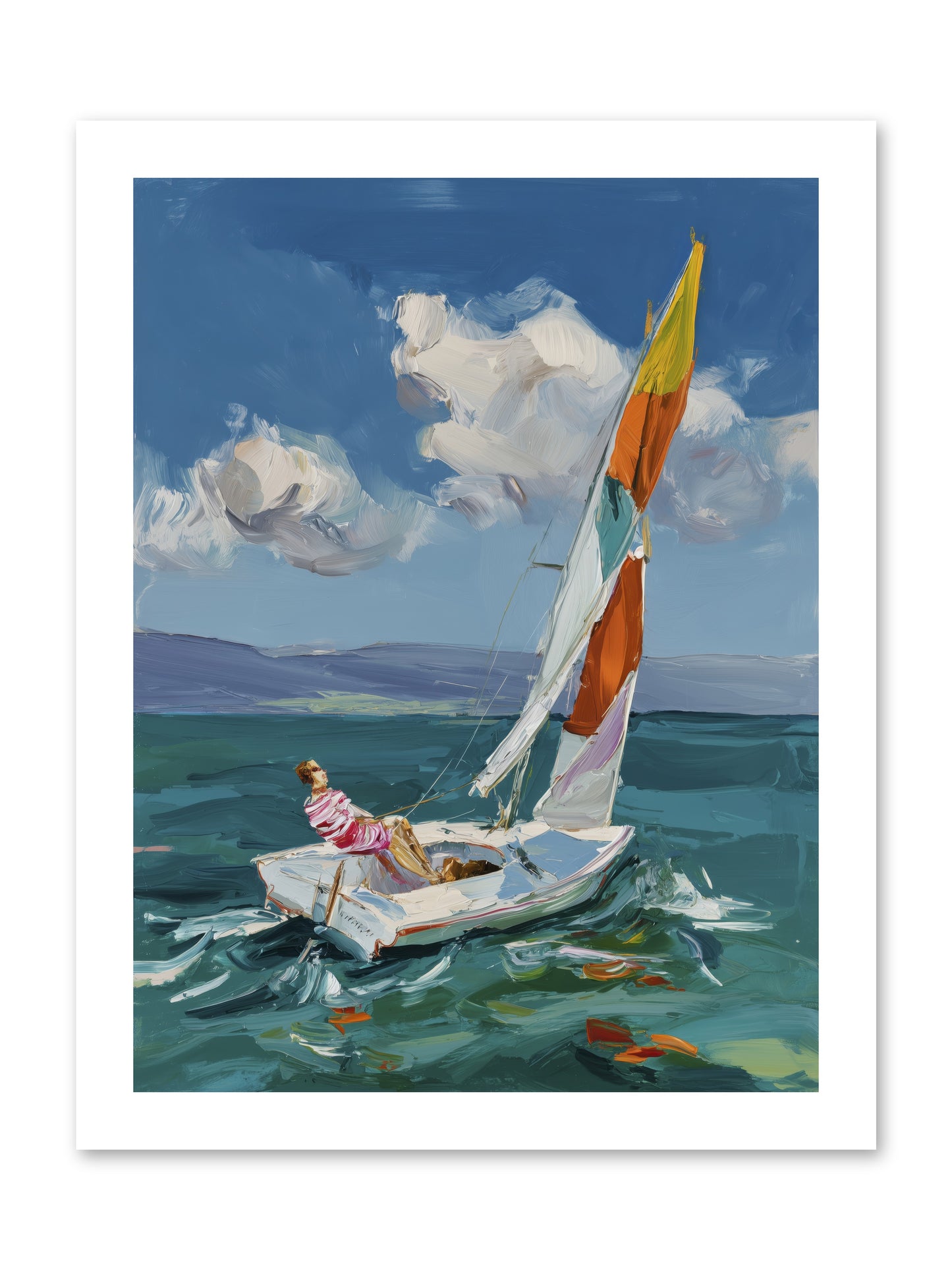 Sailor's Holiday -- Paper Print 12x16