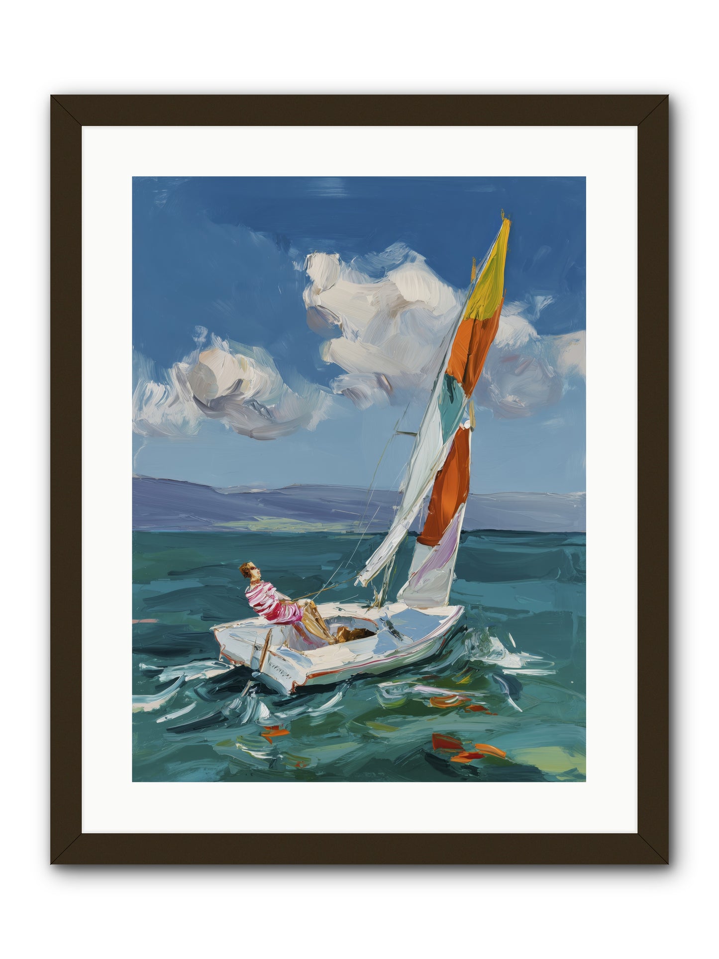 Sailor's Holiday -- Framed Print - Black 18x24