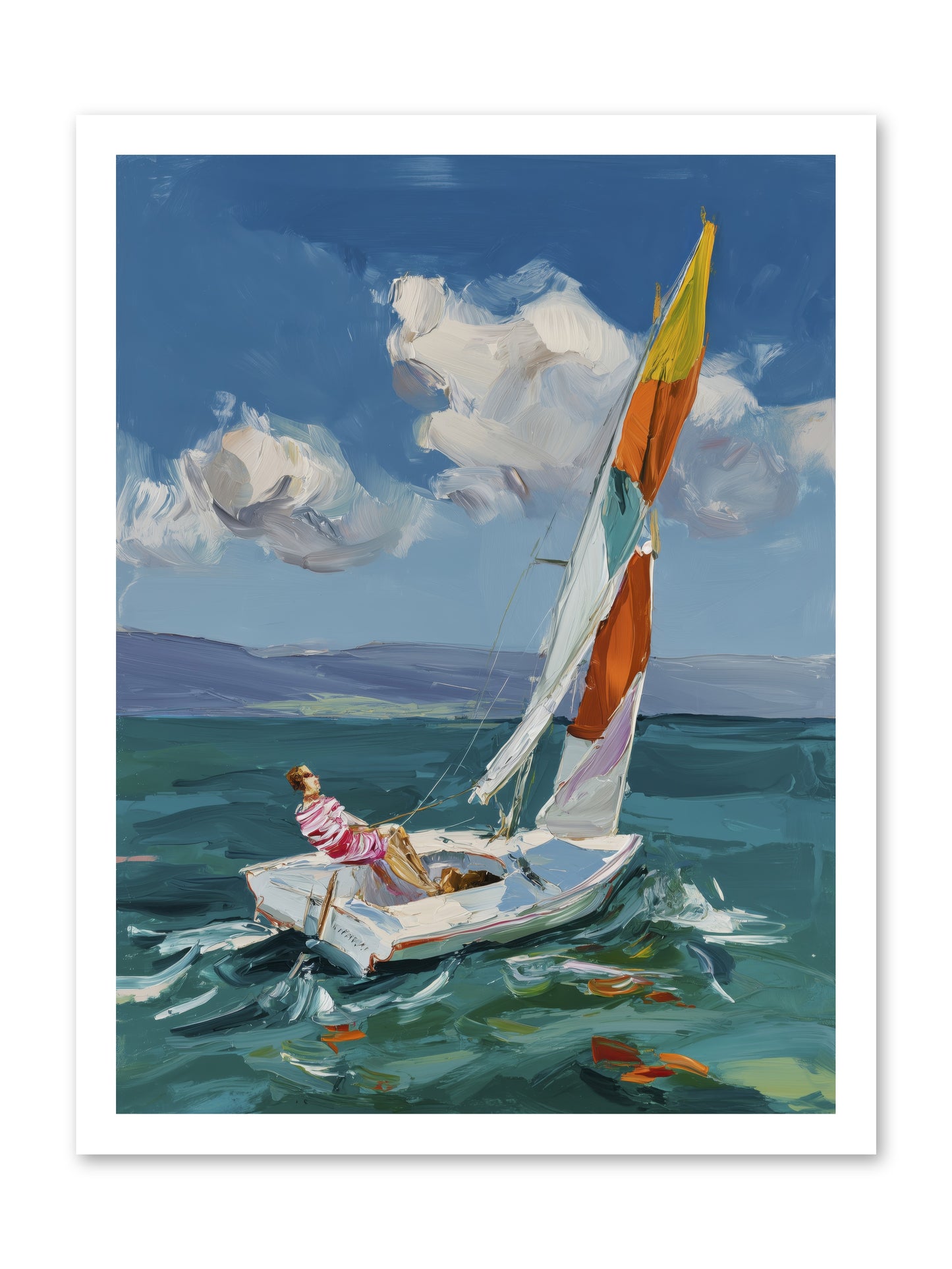 Sailor's Holiday -- Loose Canvas Print 18x24