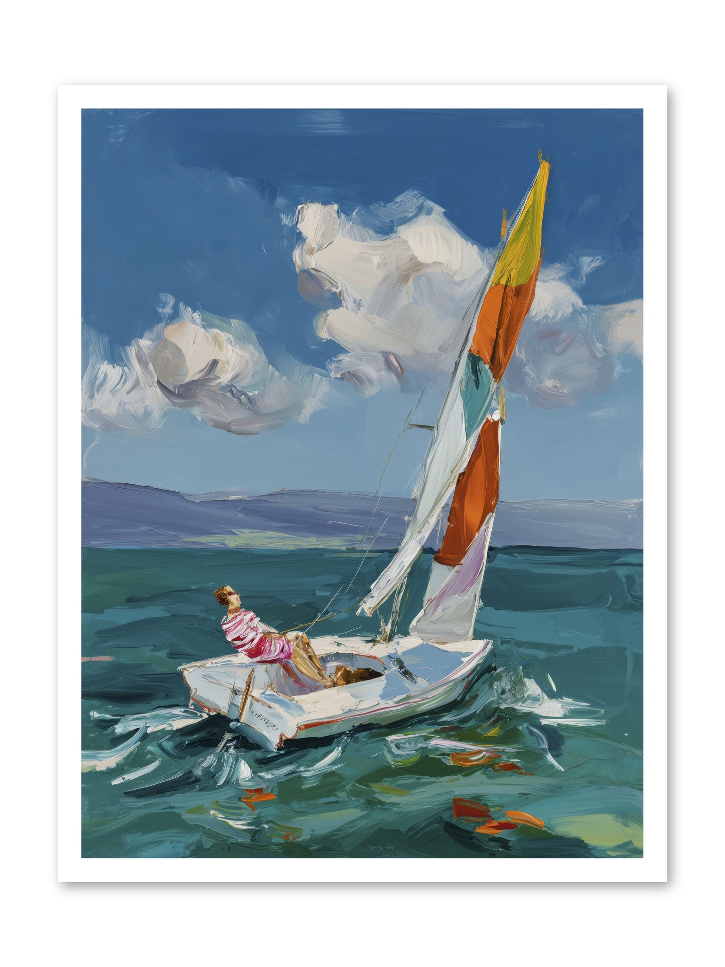 Sailor's Holiday -- Loose Canvas Print 24x32