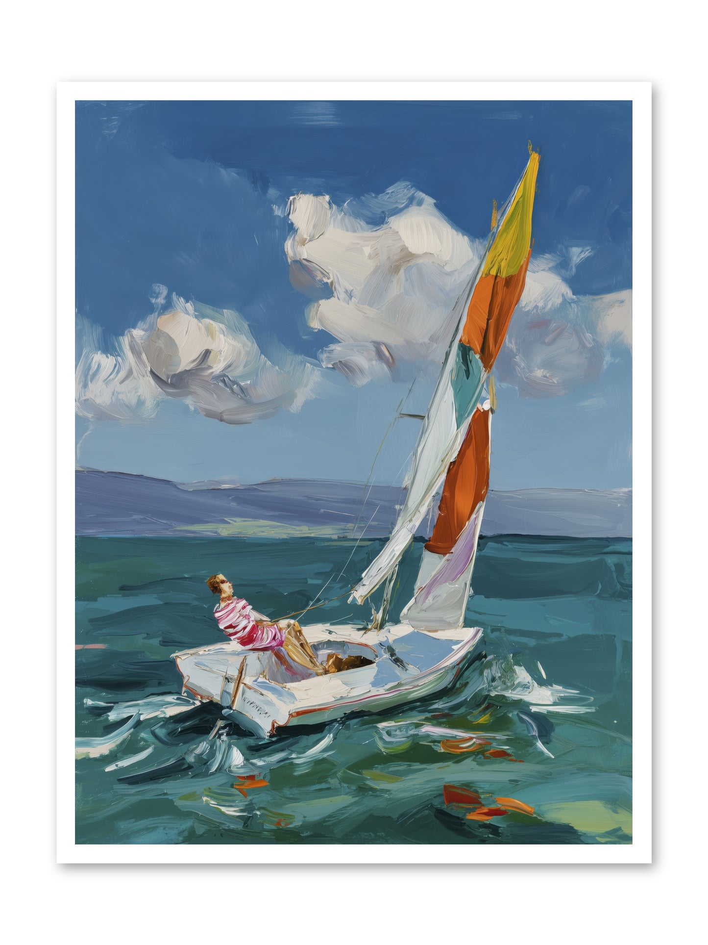 Sailor's Holiday -- Loose Canvas Print 30x40