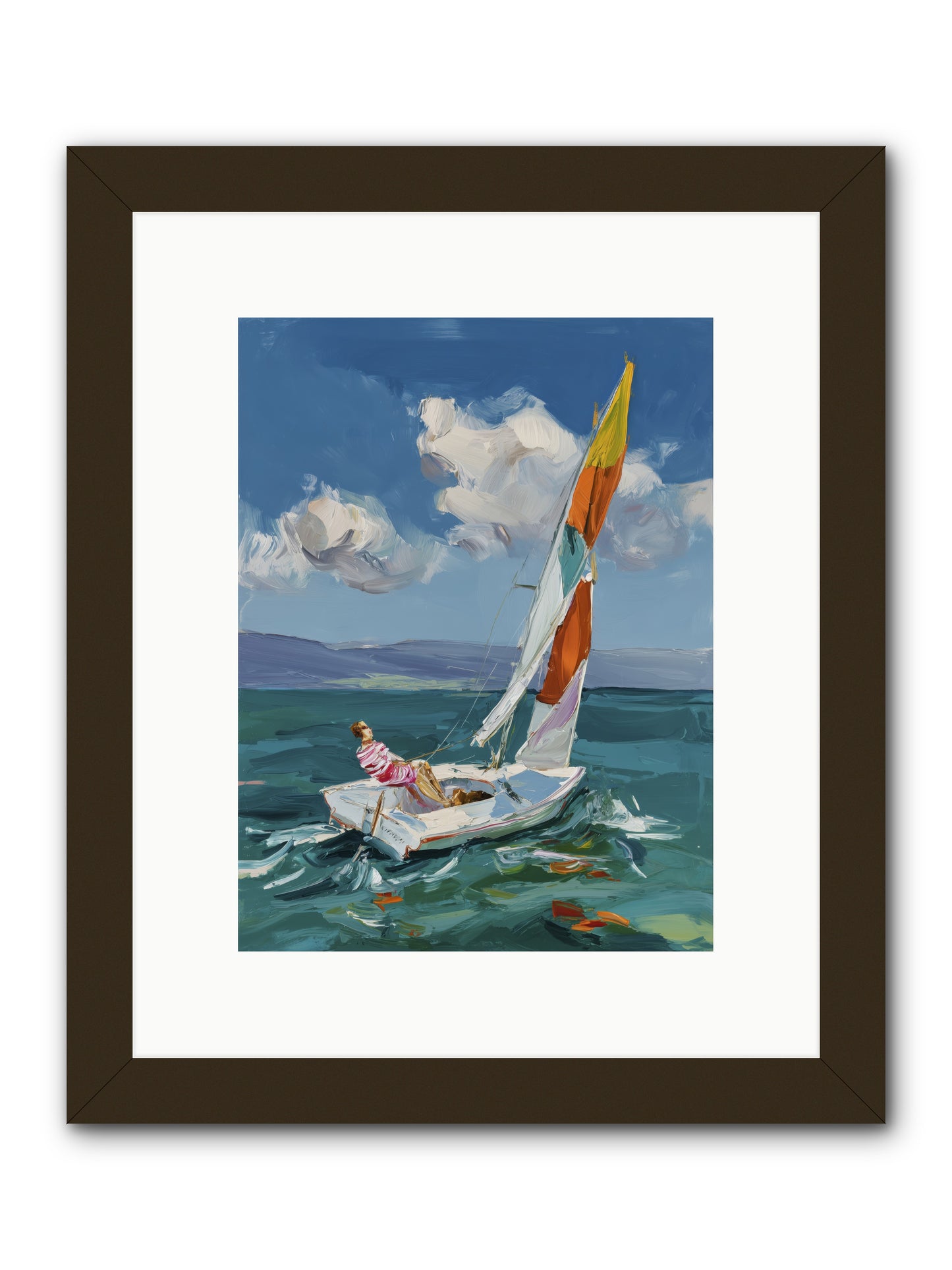 Sailor's Holiday -- Framed Print - Black 9x12
