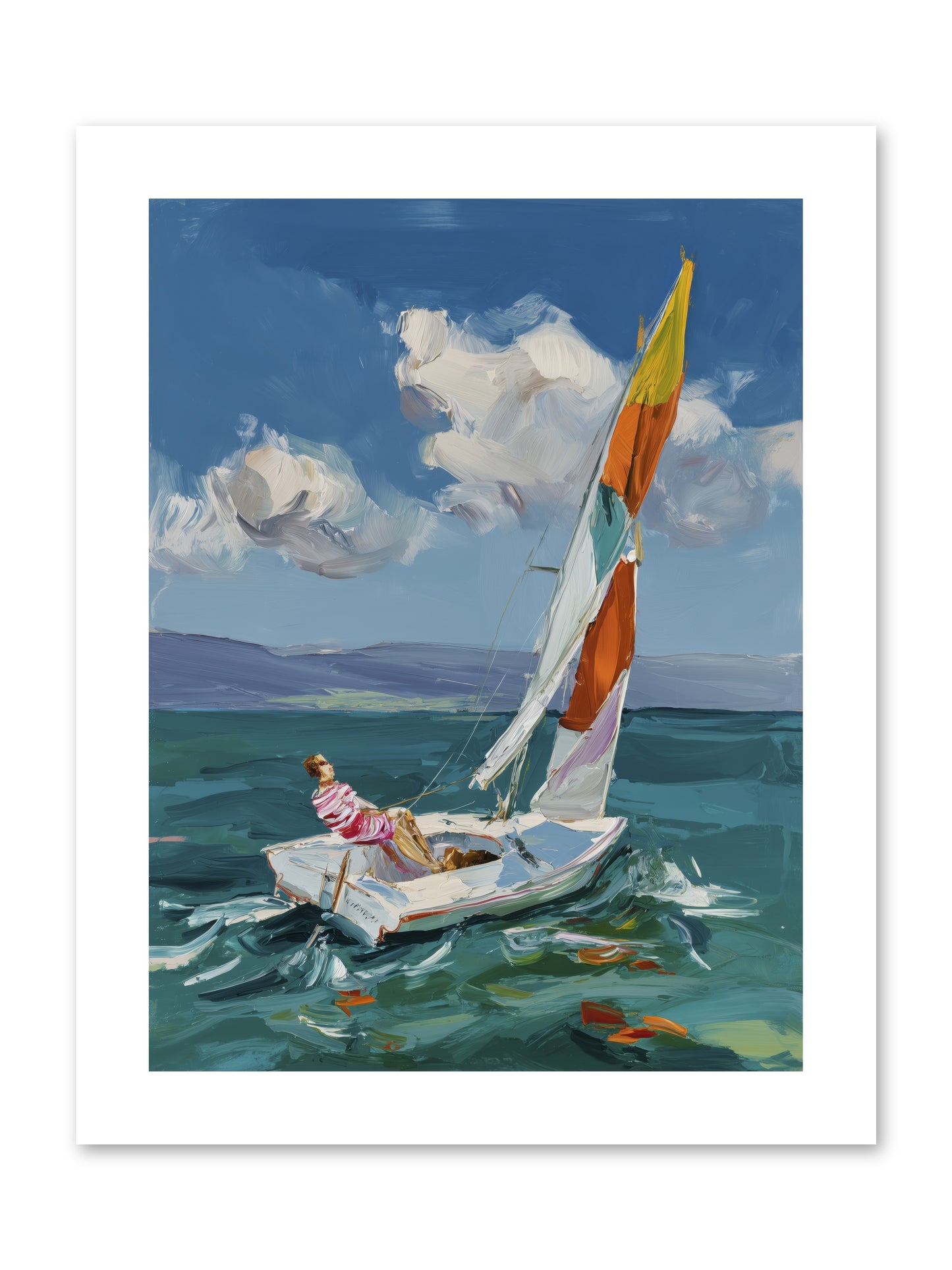 Sailor's Holiday -- Loose Canvas Print 9x12