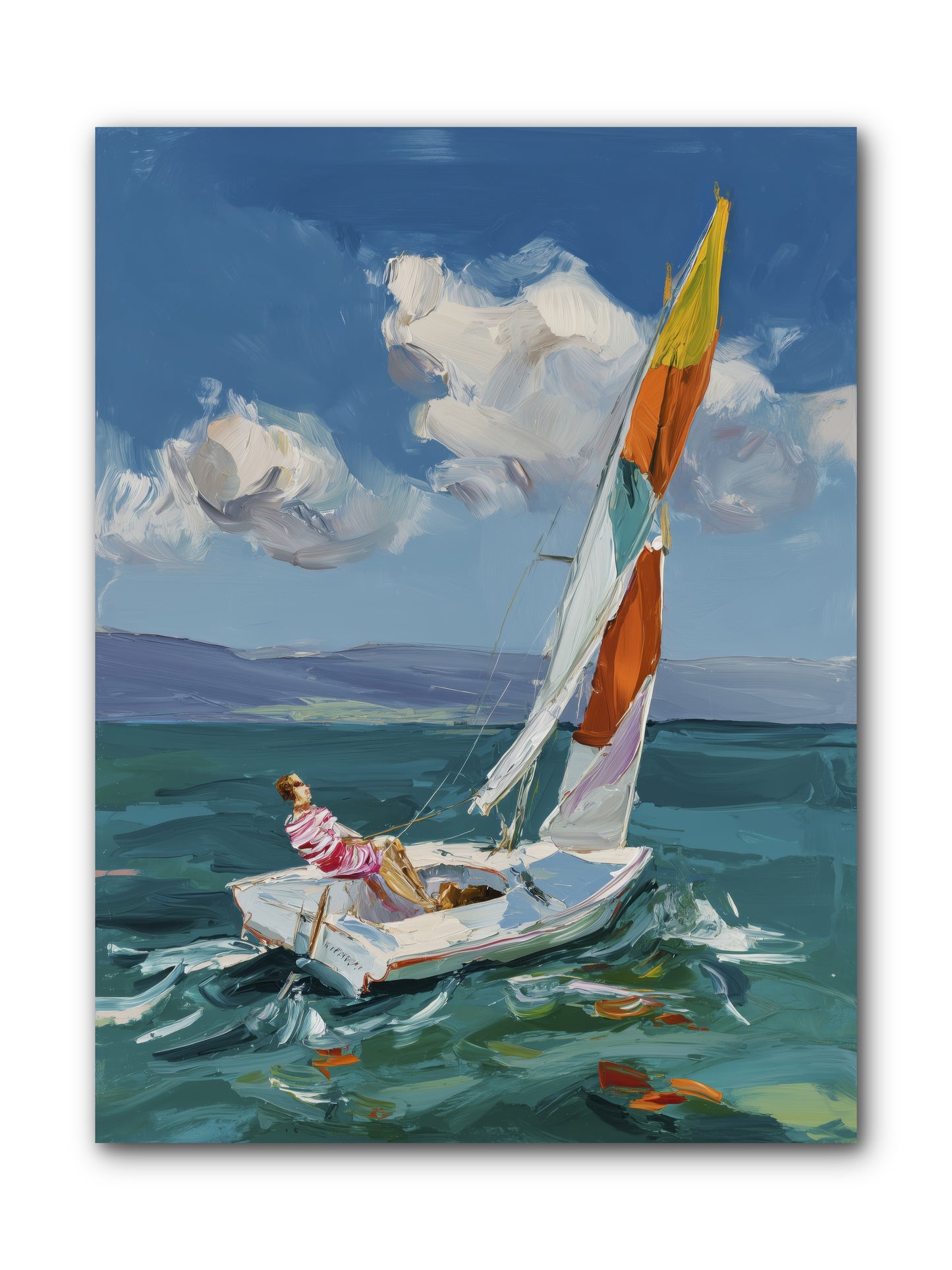 Sailor's Holiday -- Wrapped Canvas 9x12