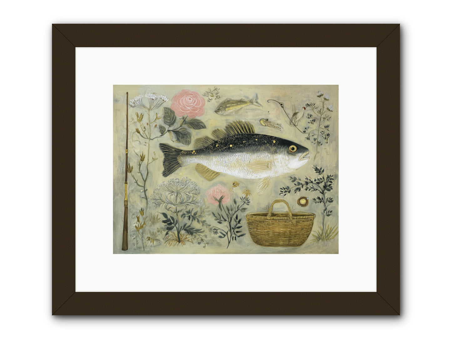 Sailor's Journal -- Framed Print - Black 12x9