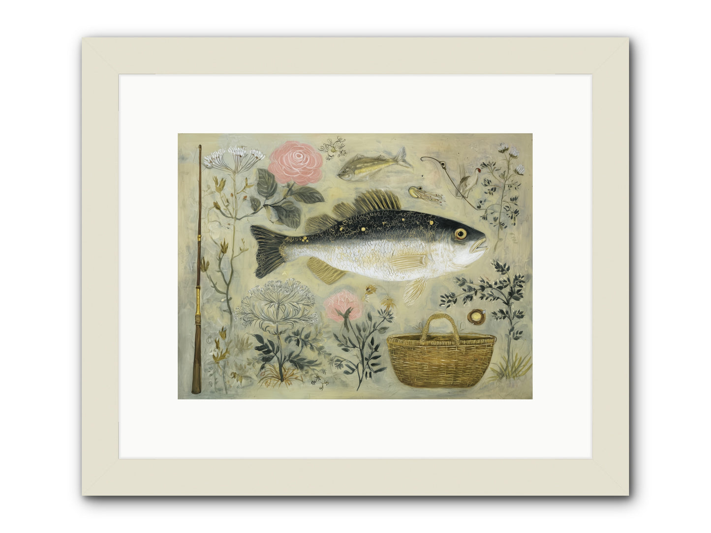 Sailor's Journal -- Framed Print - White 12x9
