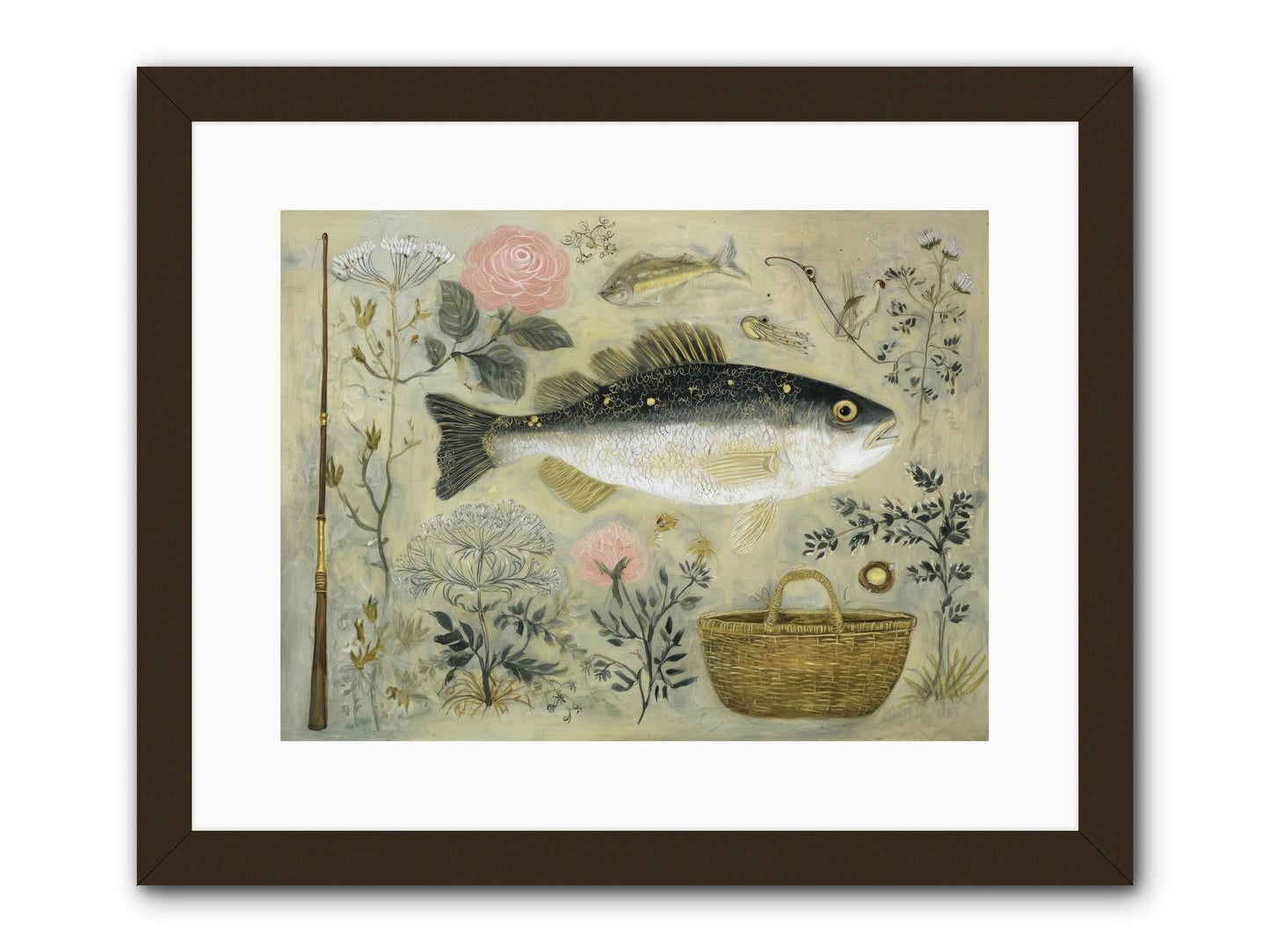 Sailor's Journal -- Framed Print - Black 16x12