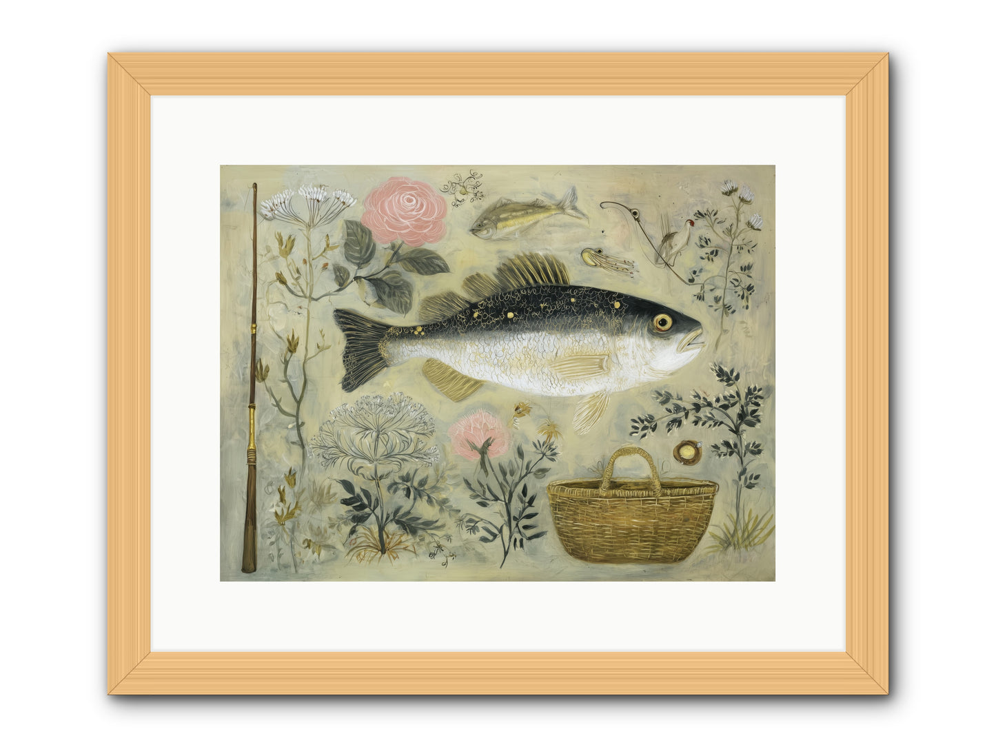 Sailor's Journal -- Framed Print - Natural 16x12