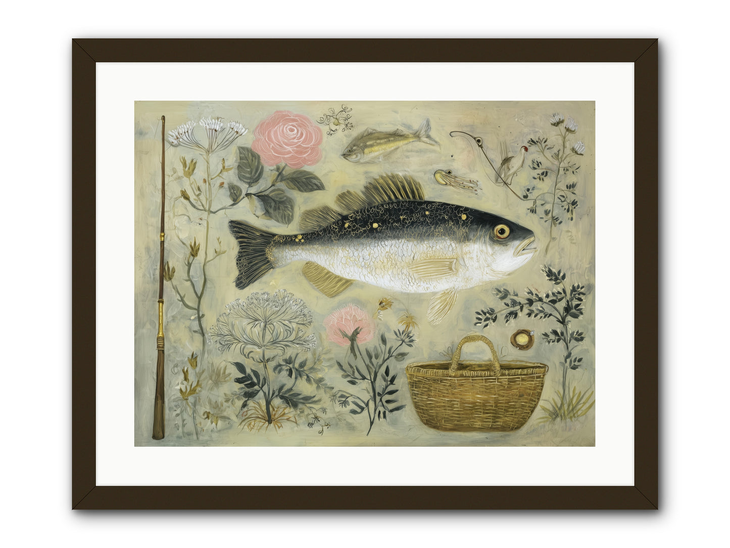 Sailor's Journal -- Framed Print - Black 24x18