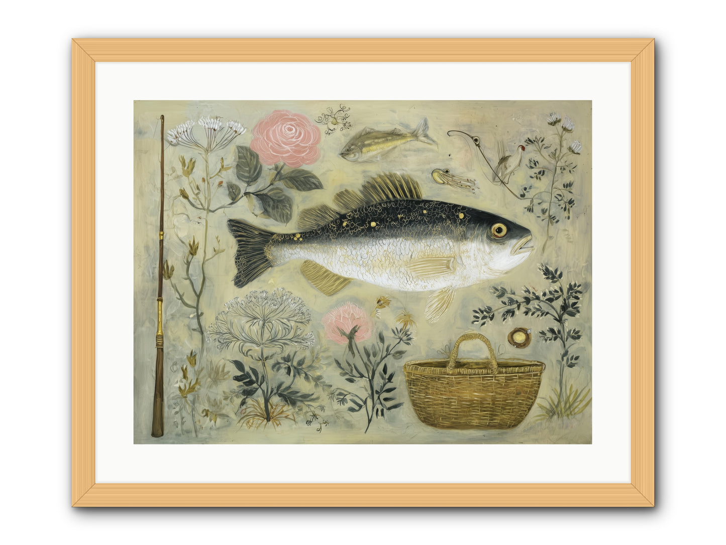 Sailor's Journal -- Framed Print - Natural 24x18