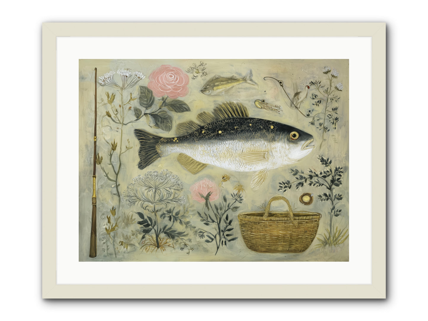 Sailor's Journal -- Framed Print - White 24x18