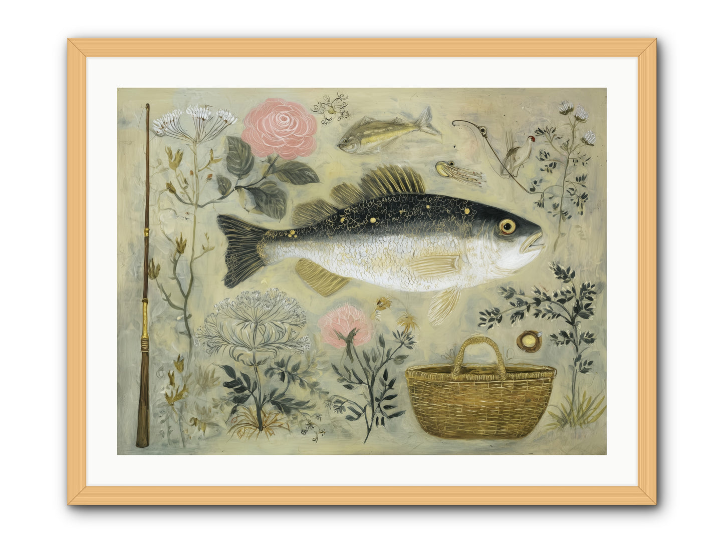 Sailor's Journal -- Framed Print - Natural 32x24