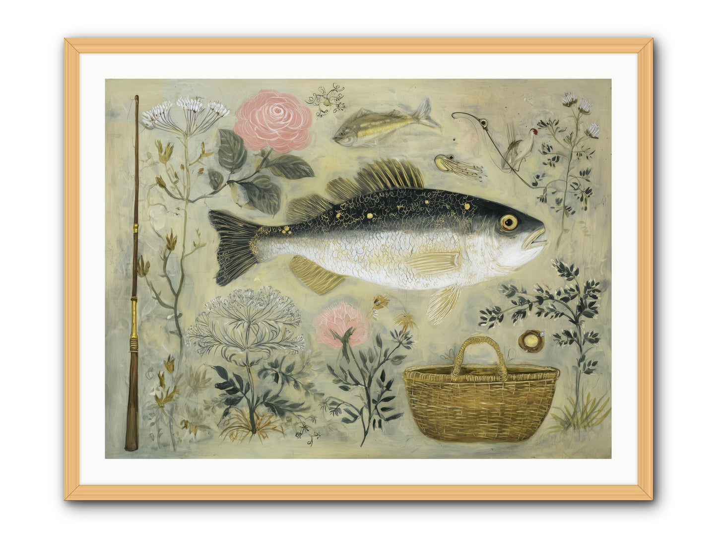 Sailor's Journal -- Framed Print - Natural 40x30