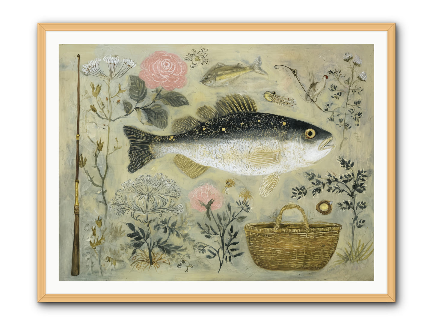 Sailor's Journal -- Framed Print - Natural 48x36