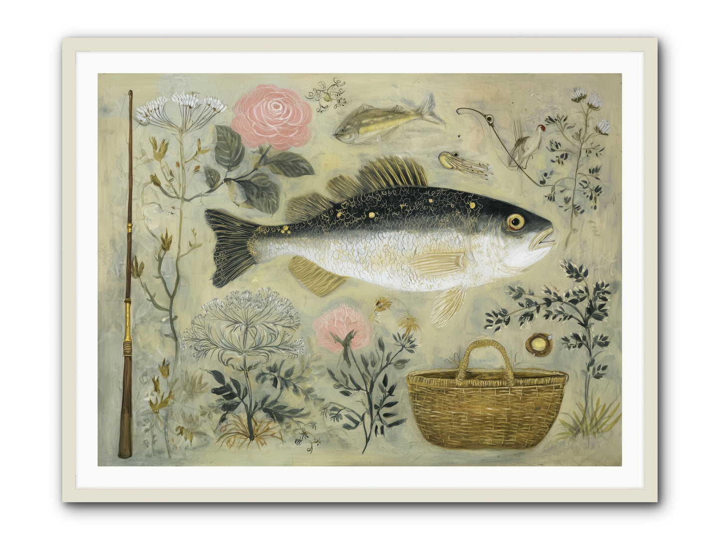 Sailor's Journal -- Framed Print - White 48x36